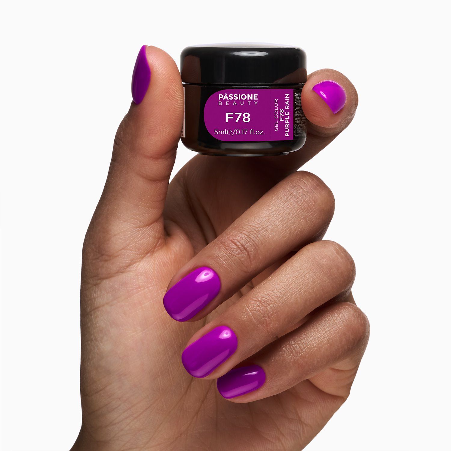 Gel color F78 Purple Rain - Gel Color autosigillante viola acceso - dettaglio 1