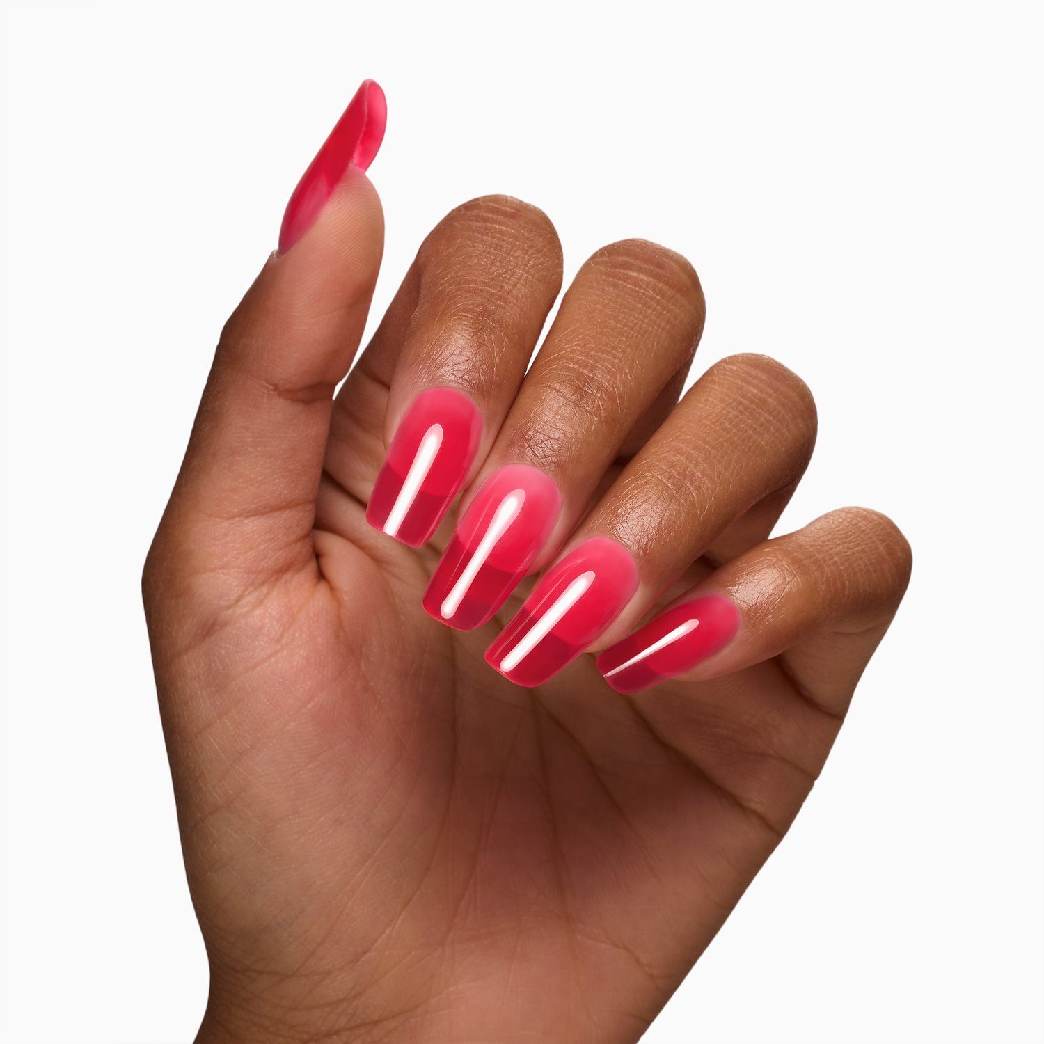 Glass Red 15 ml - Gel de construction auto-égalisant rouge transparent - détail 2