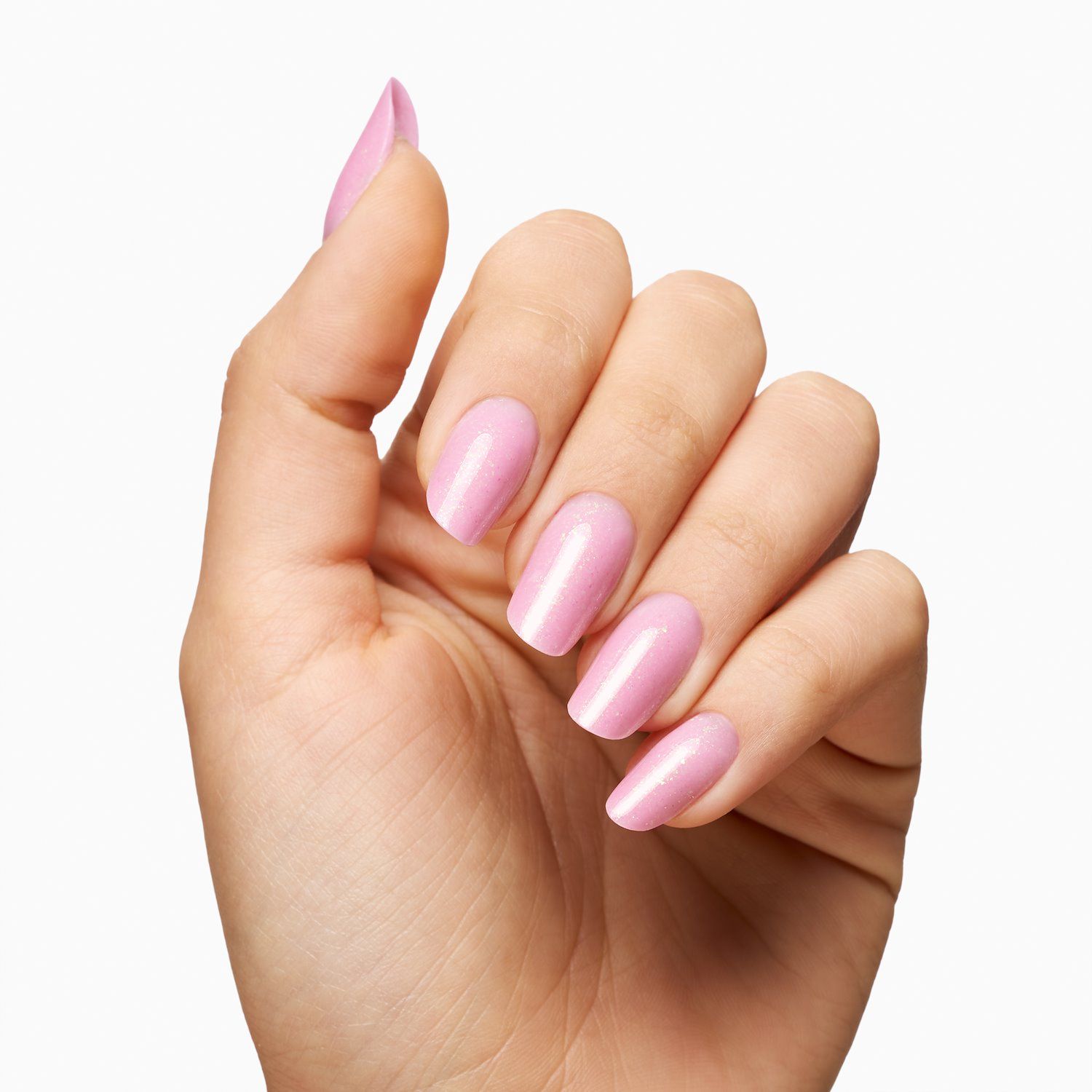 Marble Pink Flakes 15 ml - Builder gel autonivelante rosa con copos y micro-copos holográficos - detalle 1