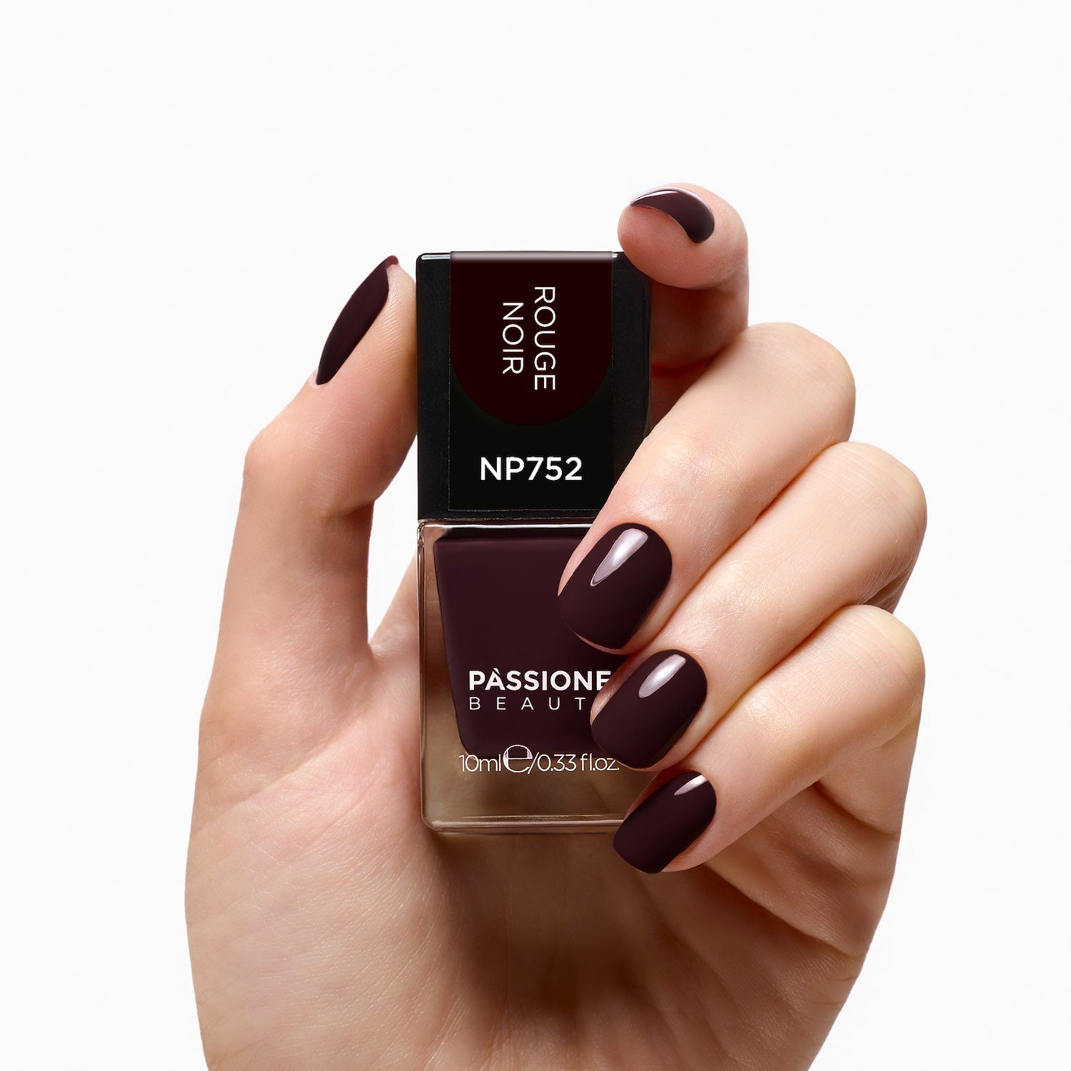 Vernis NP752 Rouge Noir détail