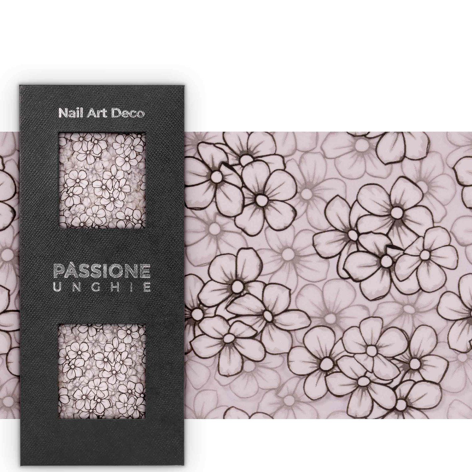 Retrò Flowers - Transfer Foil - Nail Transfer Foil - retro floral design