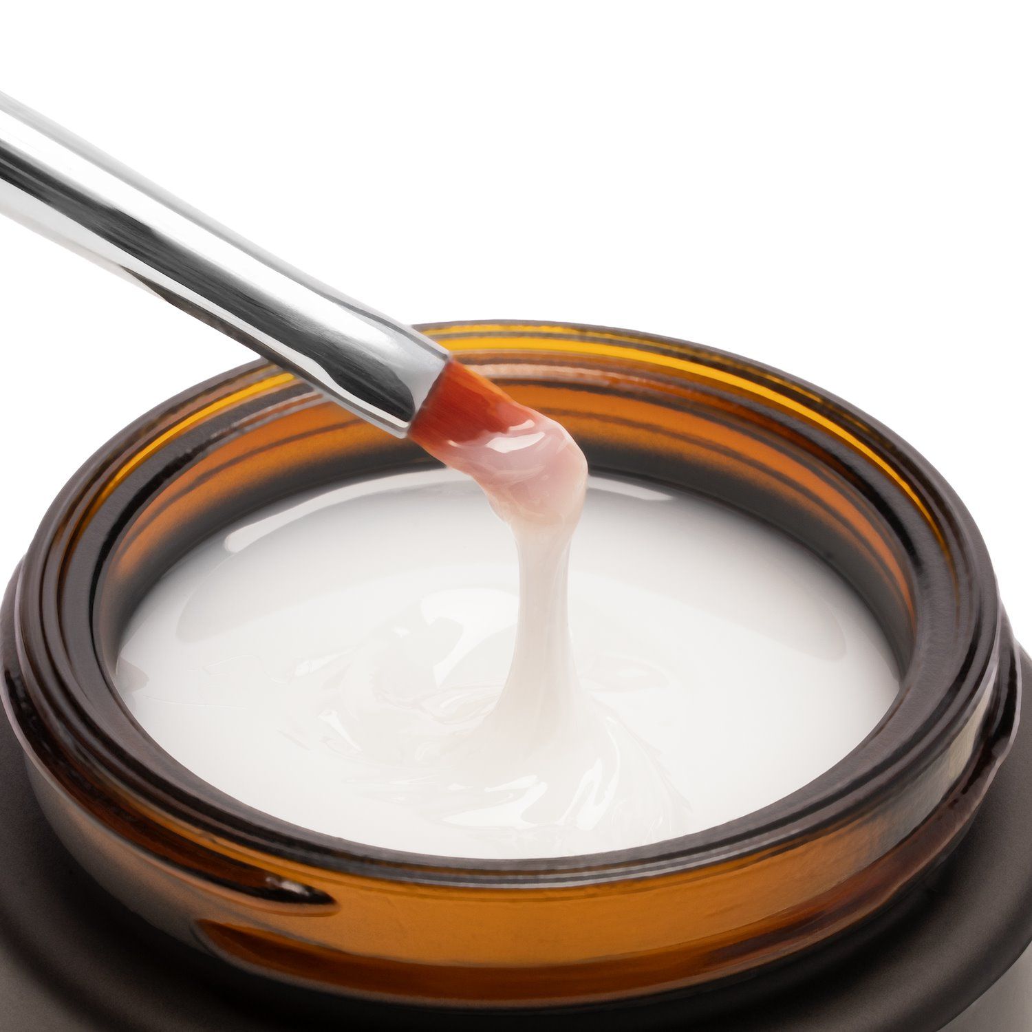Gel de Construction Milky Builder 50 ml - Gel constructeur blanc de densité élevée, 50 ml - détail 2
