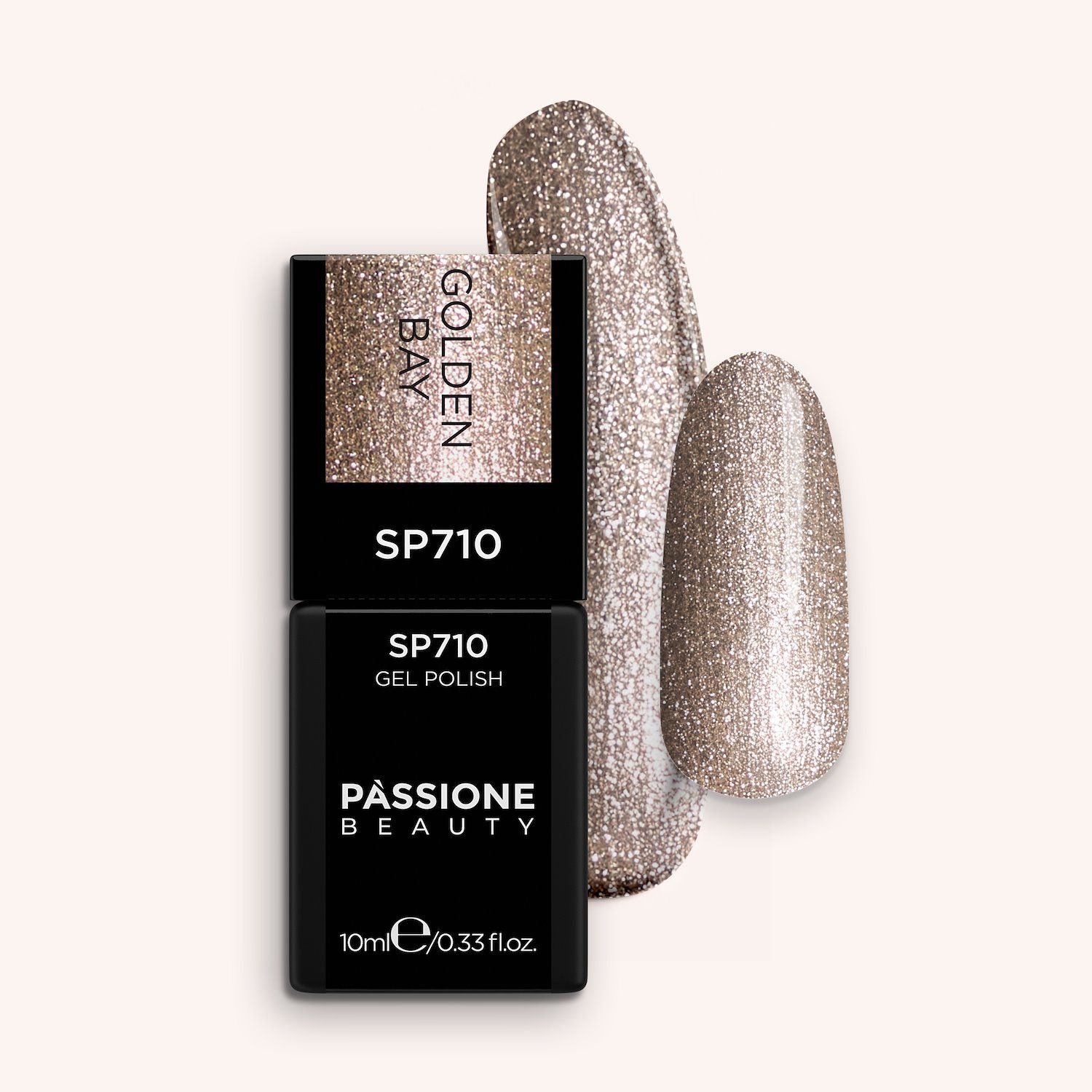 Vernis semi-permanent SP710 Golden Bay