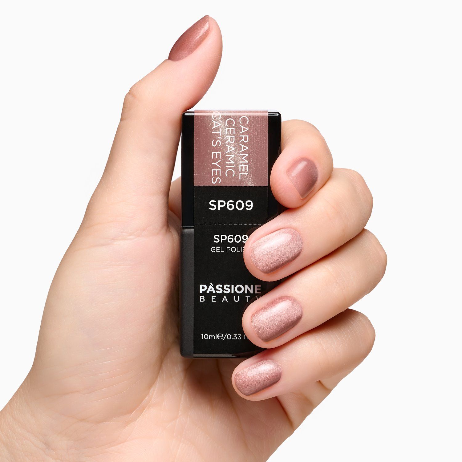 Gel Nail Polish SP609 Caramel Ceramic Cat's Eyes detail