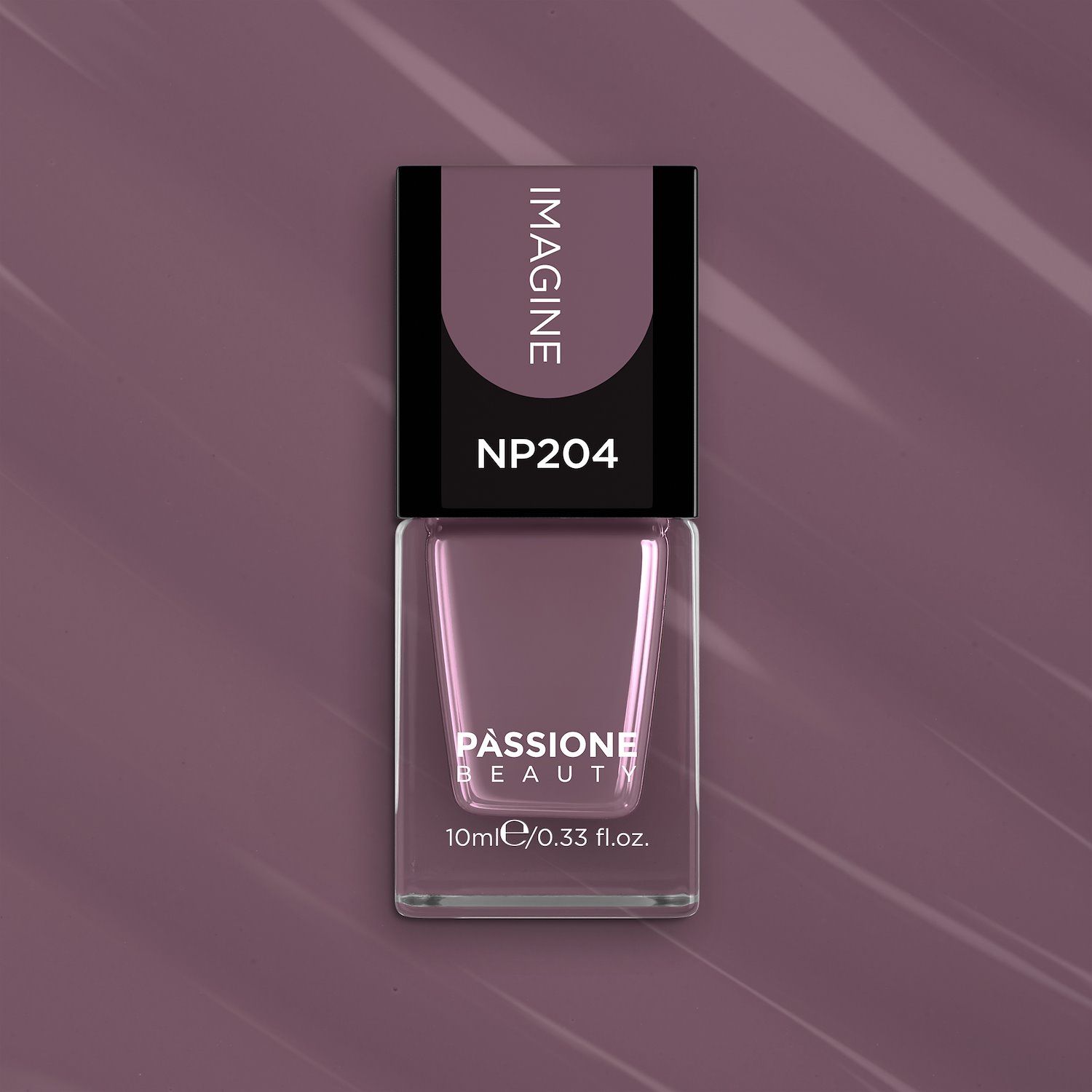 Esmalte NP204 Imagine - Esmalte color malva con tonos grises - detalle 2