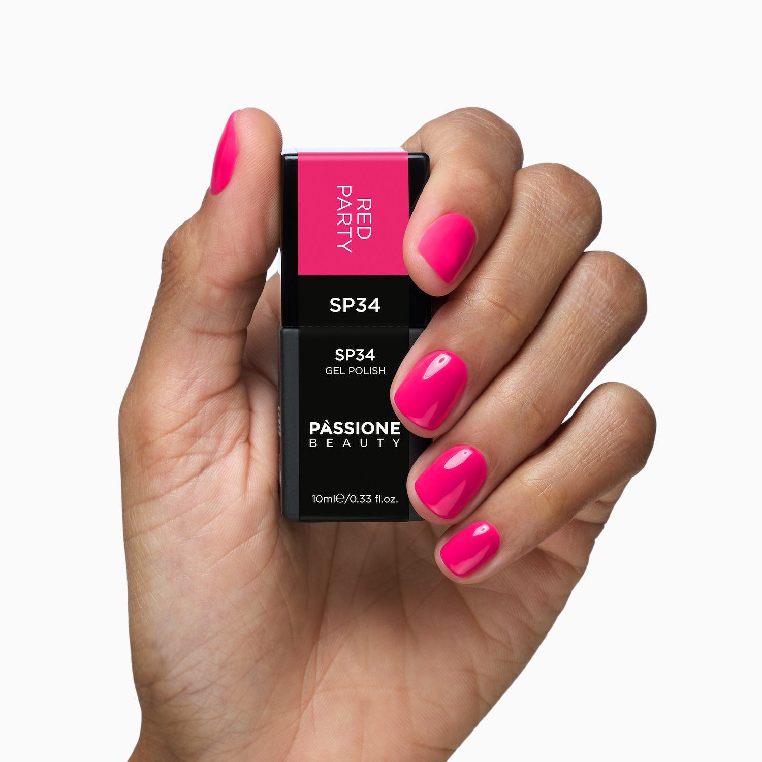 UV Nagellack NL34 Red Party Detail