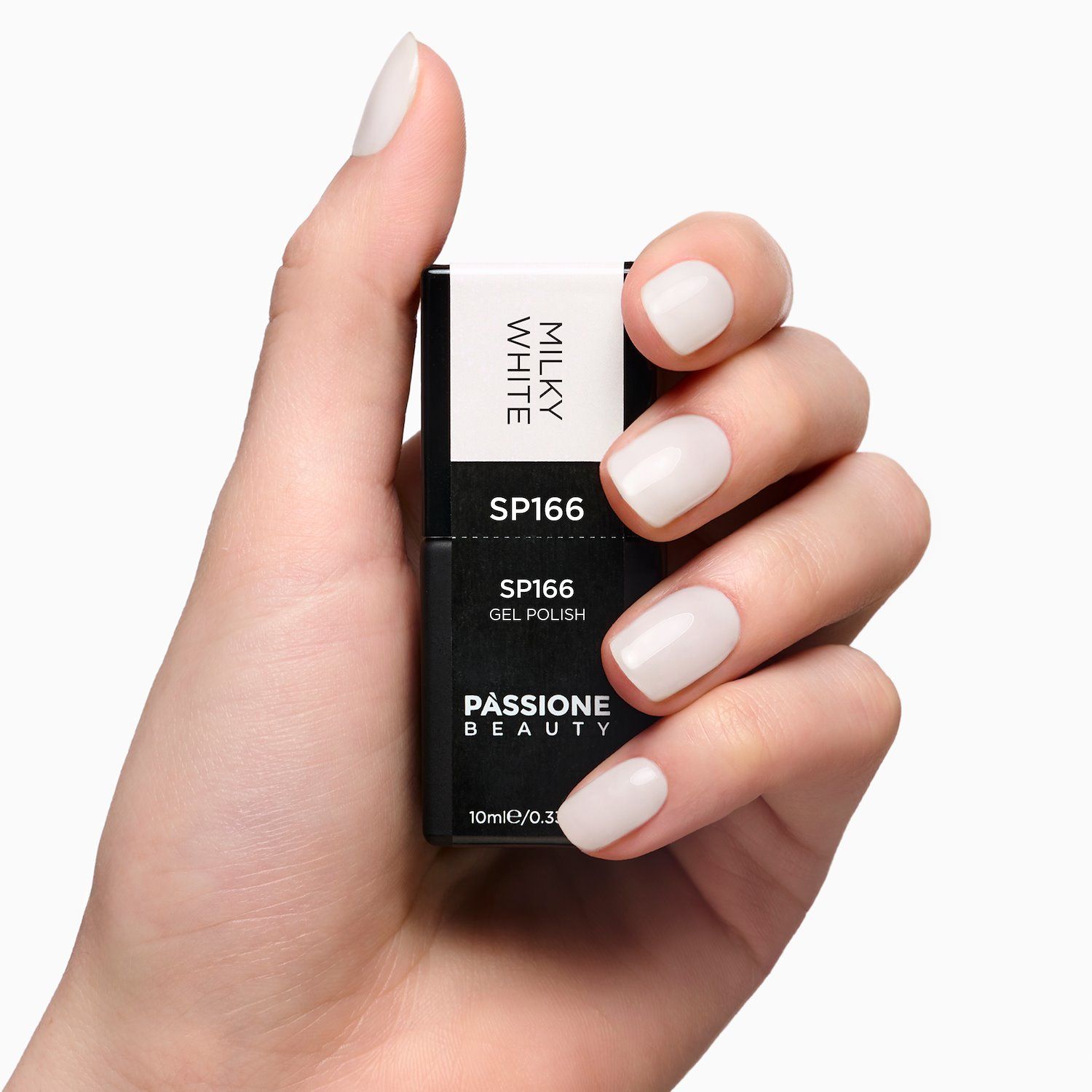 Gel Nail Polish GP166 Milky White  detail