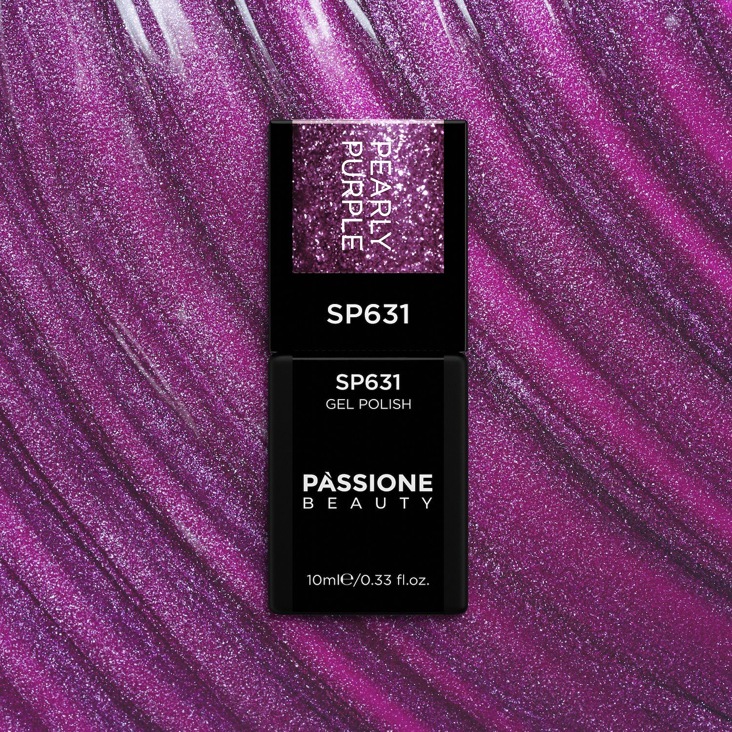 Colore semipermanente SP631 Pearly Purple  - Gel Semipermanente viola metallizzato - dettaglio 2