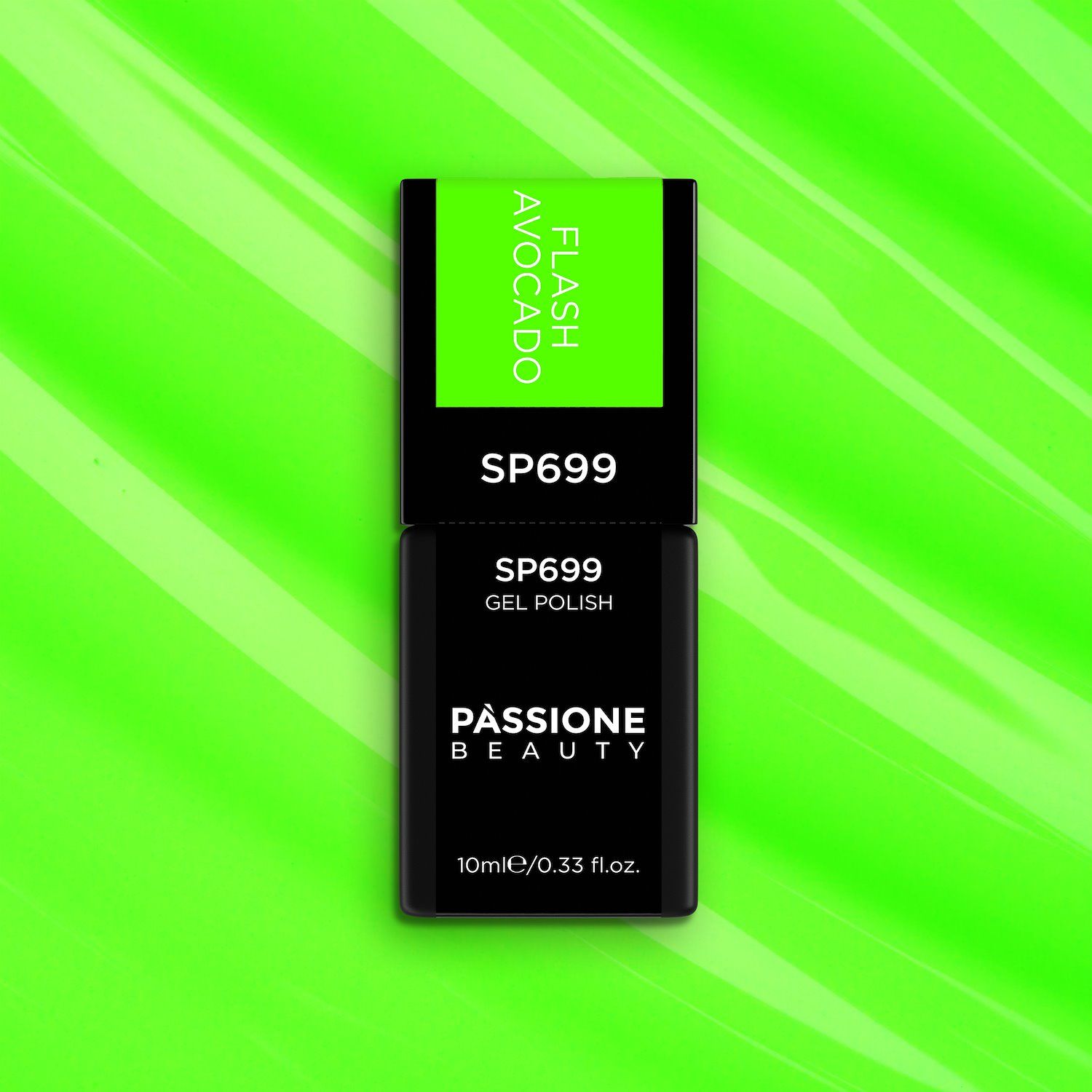 Gel Nail Polish SP699 Flash Avocado - Fluorescent Green Gel Polish - detail 3