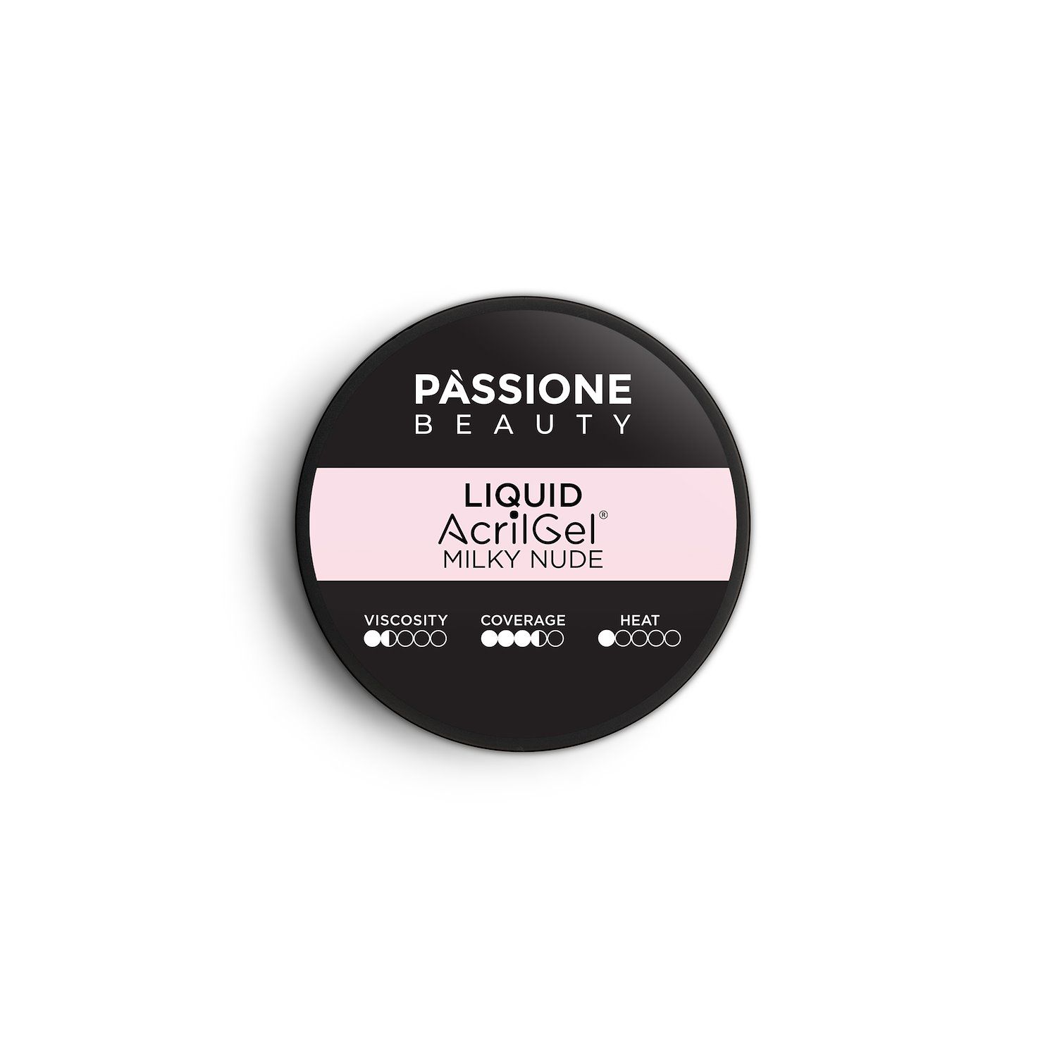 Liquid AcrilGel® Milky Nude 50ml - Gel constructeur autoégalisant à faible viscosité nude laiteux - détail 3