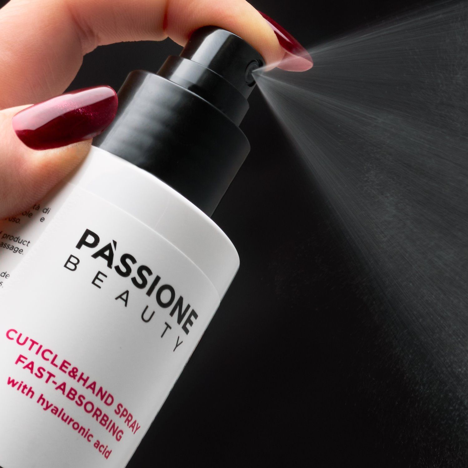 Spray idratante per mani e cuticole  dettaglio