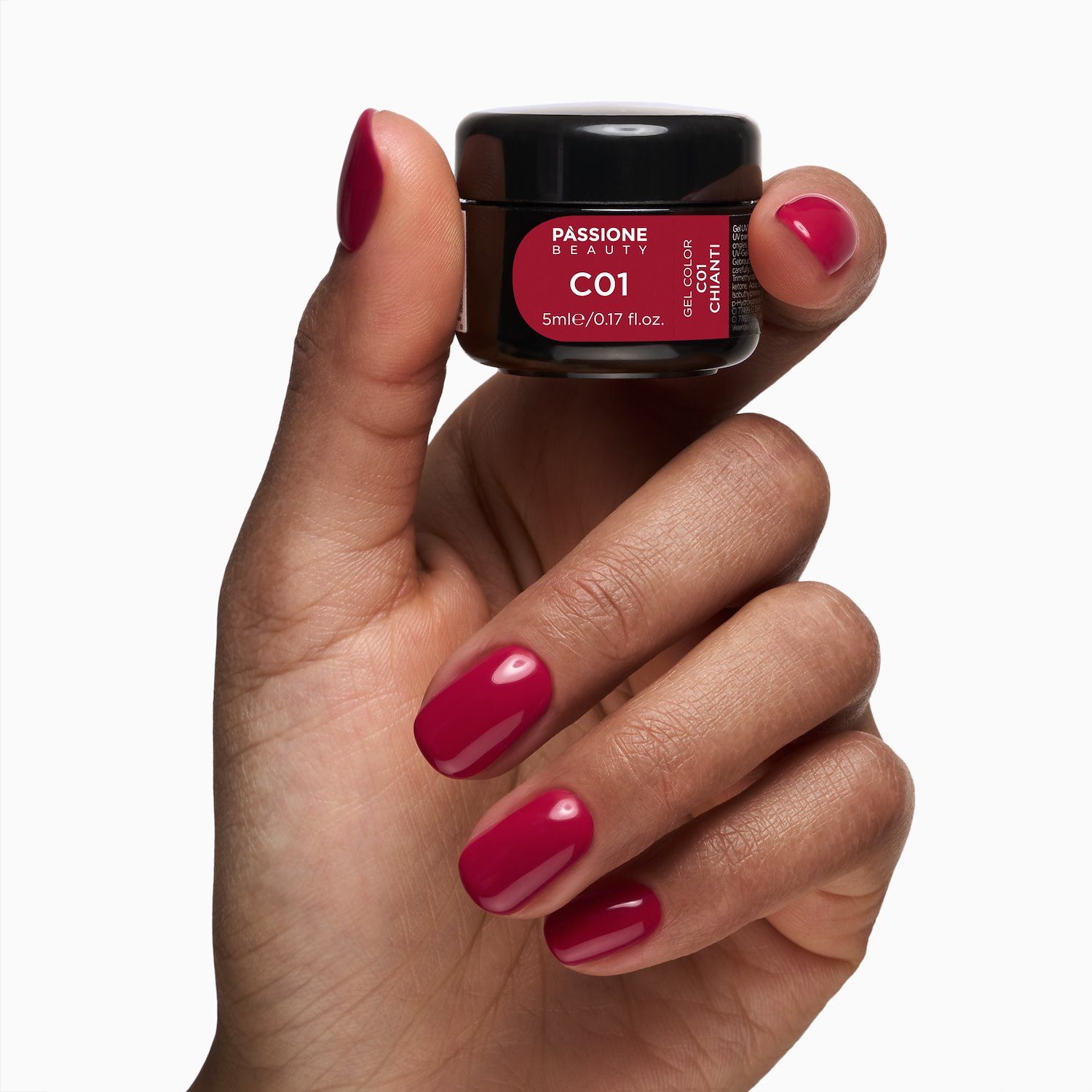 Gel Couleur C01 Chianti - Gel couleur rouge carmin - détail 1