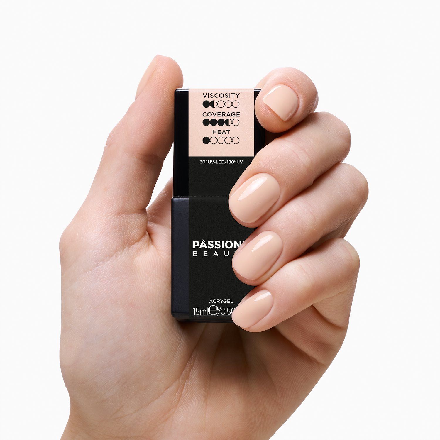 Liquid AcrilGel® Glitter Beige - 15ml détail