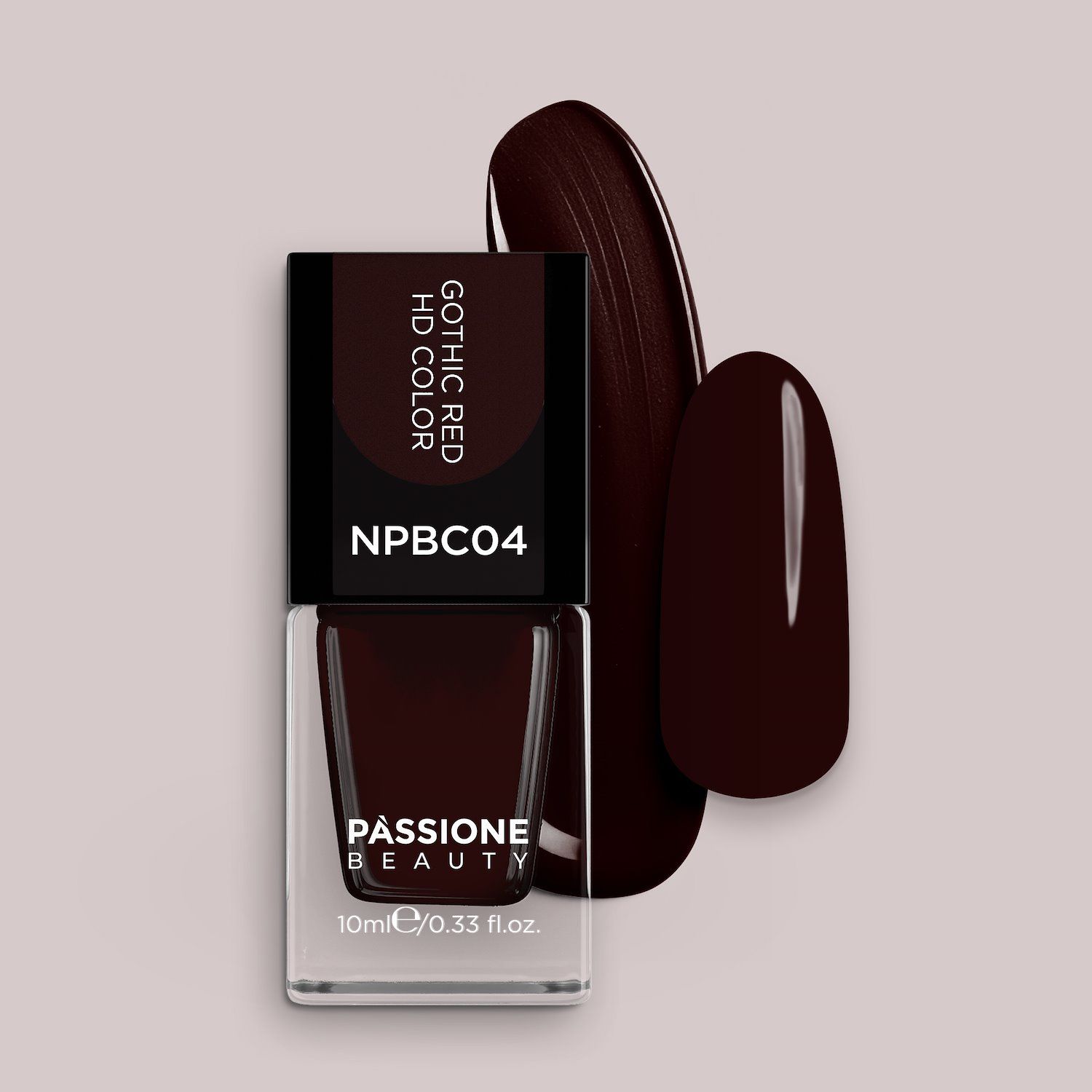 Nagellack NPBC04 Gothic Red HD Color