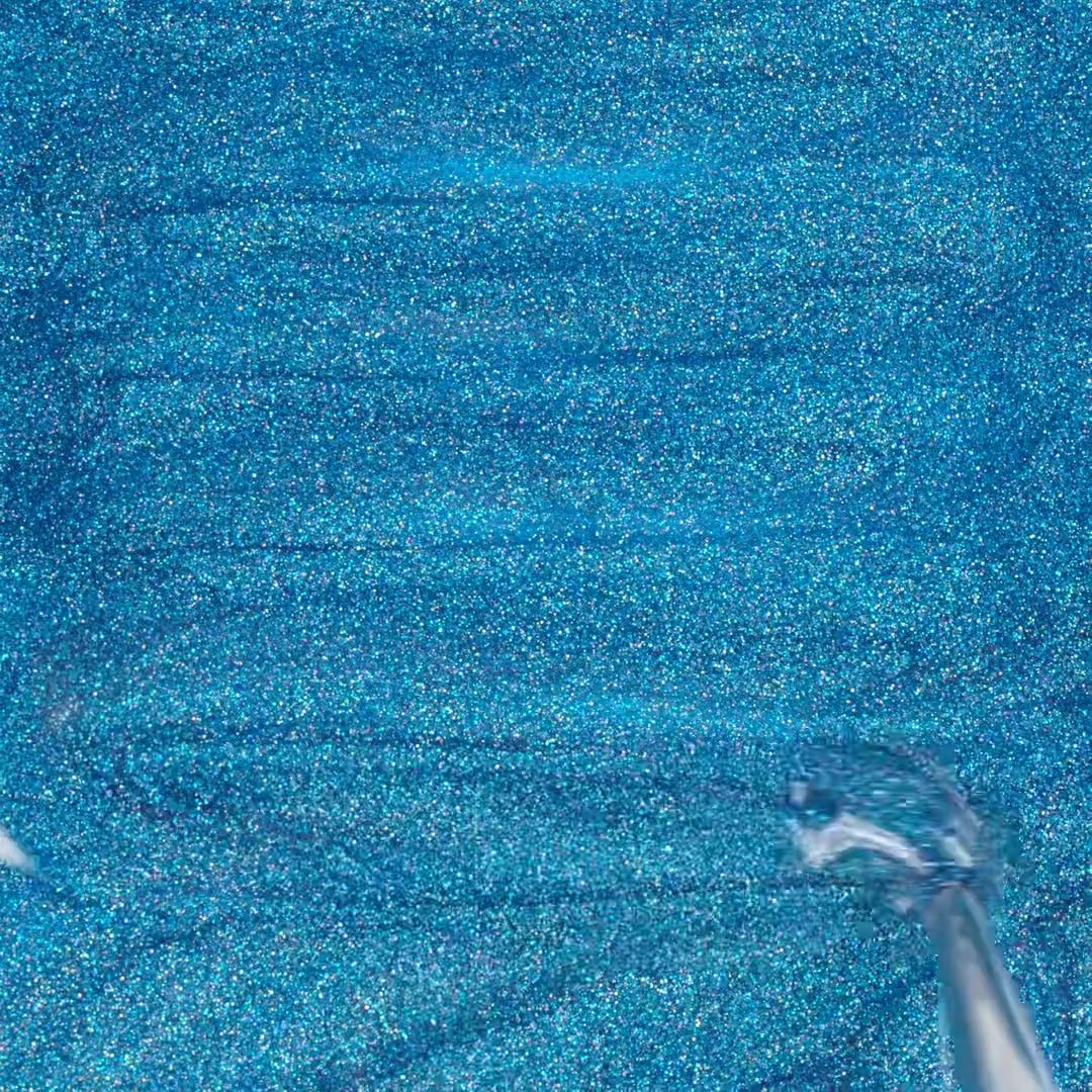 Application of Gel Nail Polish GPA104 Optical Blue 