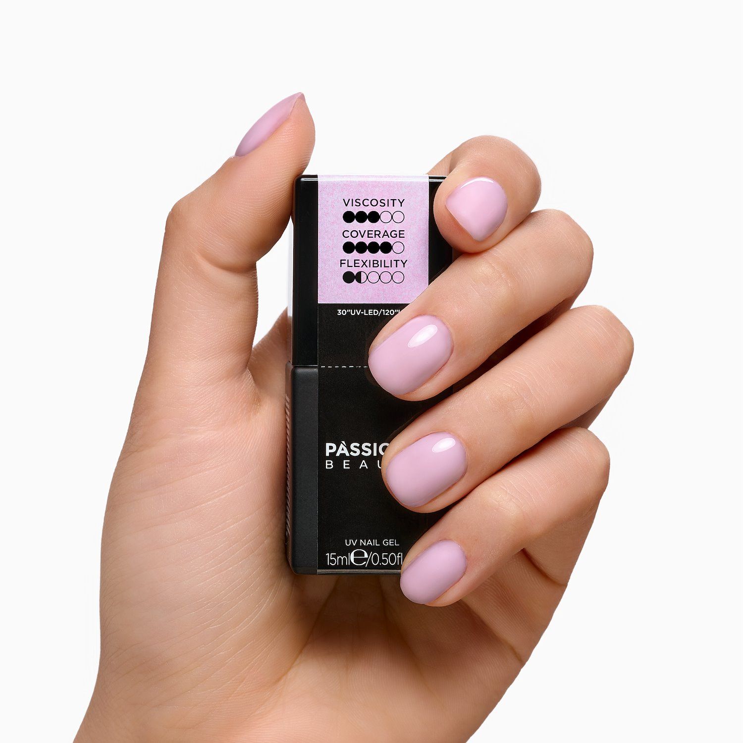 Master Fiber Base Lilac 15 ml - Base Semi-permanente Lilas - détail 1