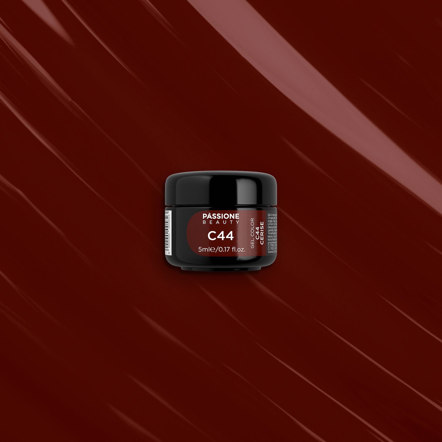 Gel Color C44 Cerise - Gel color bordeaux tendente al marrone - dettaglio 1