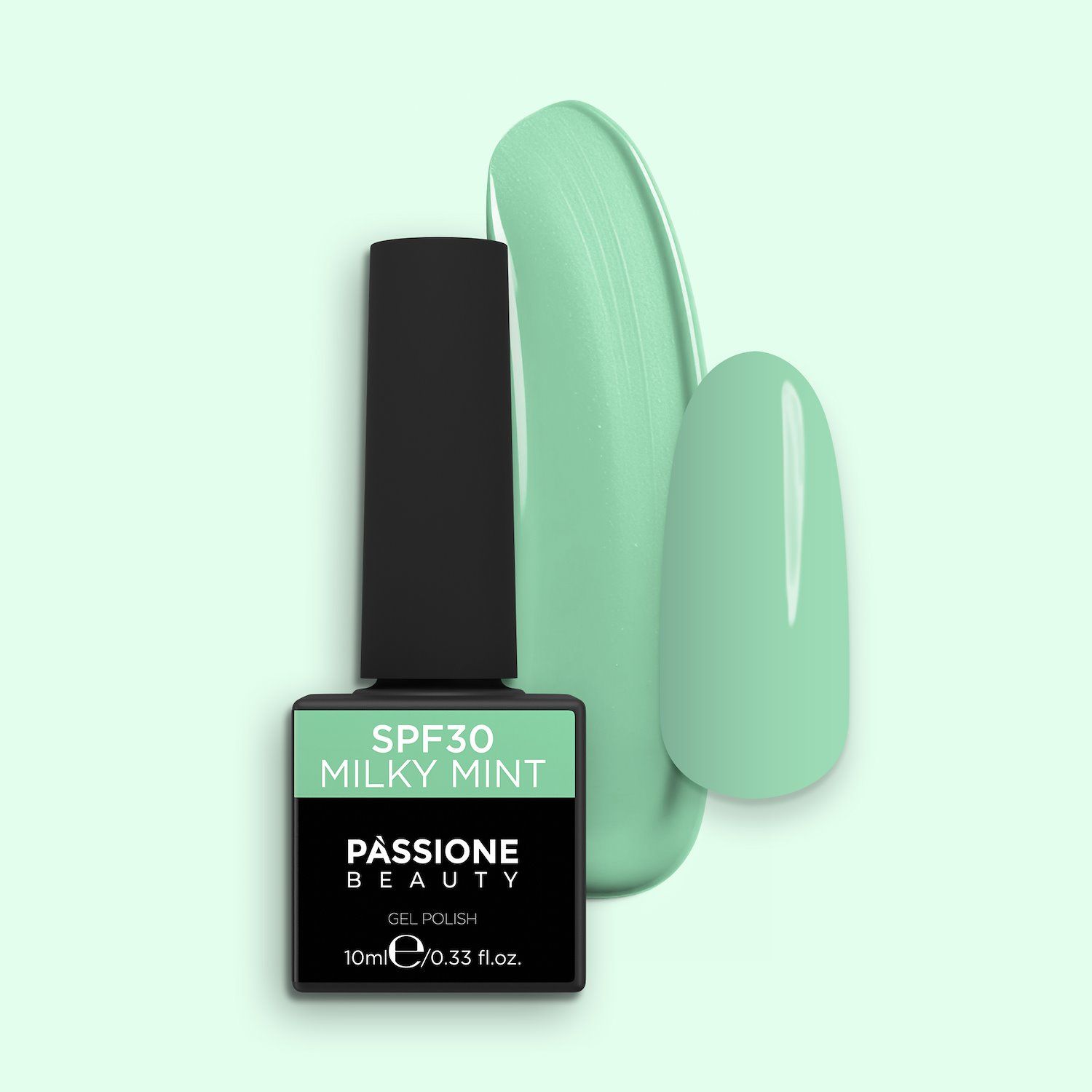 Gel Nail Polish GPF30 Milky Mint 