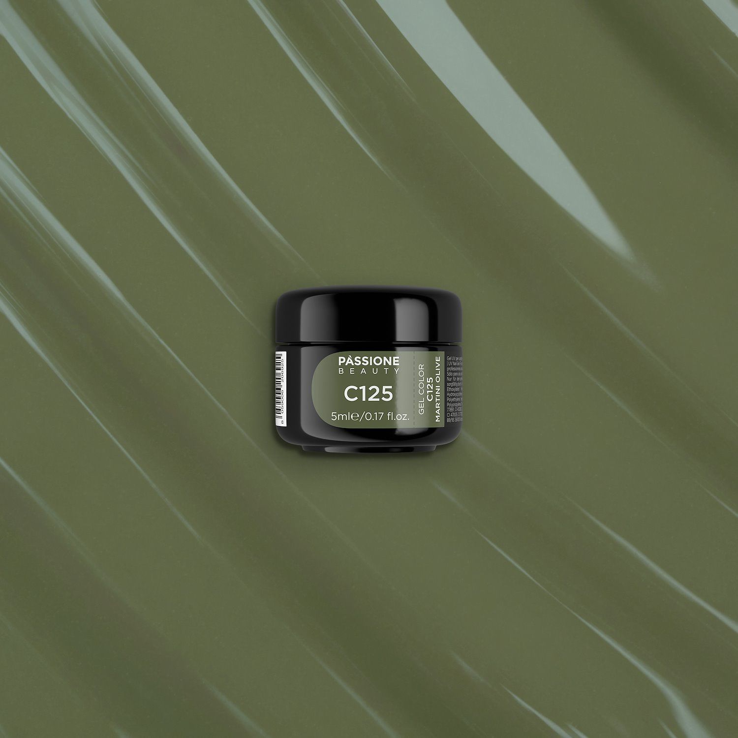 Gel Color C125 Martini Olive - Gel color verde oliva  - detalle 1