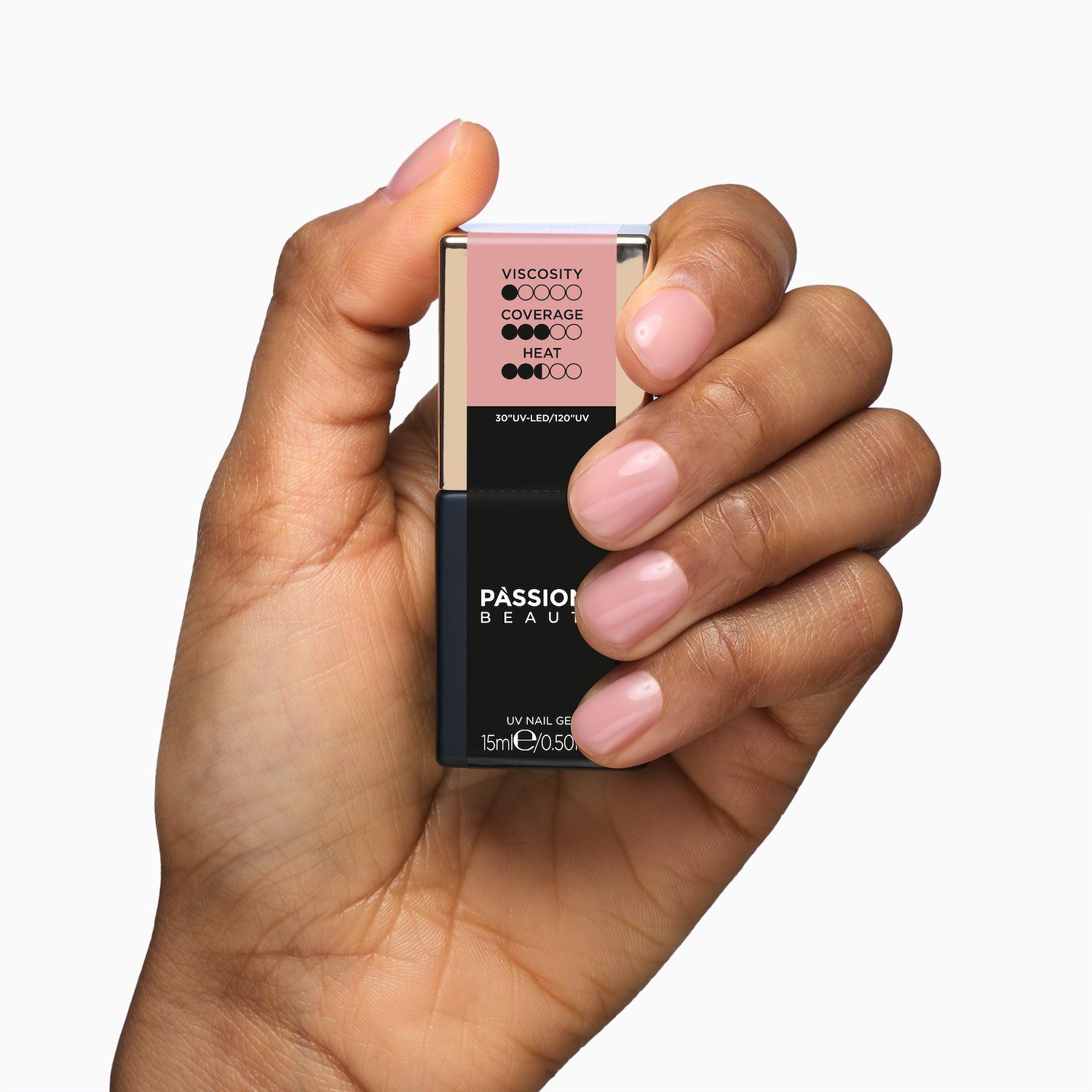 Soak-Off Aufbaugel GELNIUS® Light Mauve 15ml - 2-in-1 Aufbaugel mit 10 Superleistungen. - Detail 1