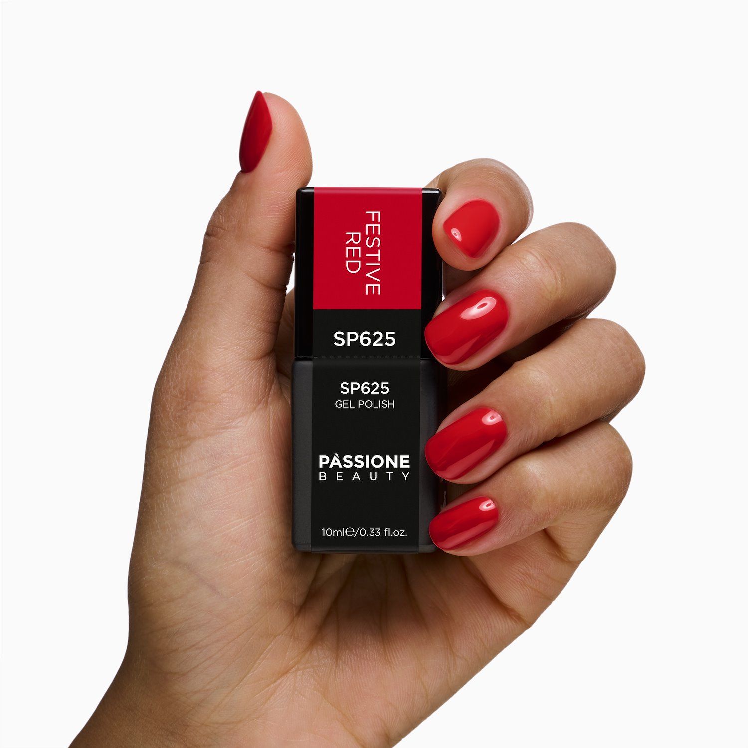 Gel Nail Polish SP625 Festive Red detail