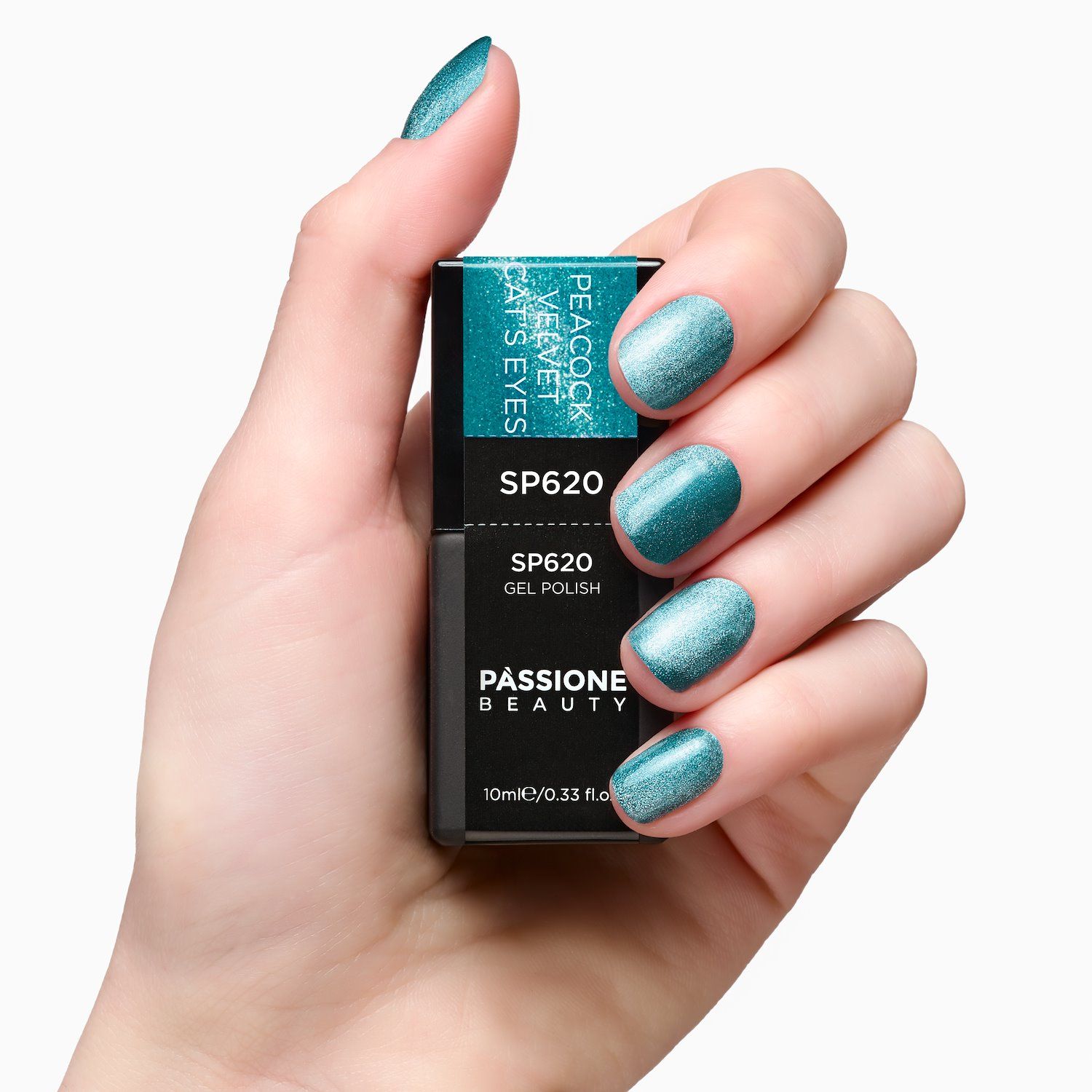 Gel Nail Polish SP620 Peacock Velvet Cat's Eyes detail