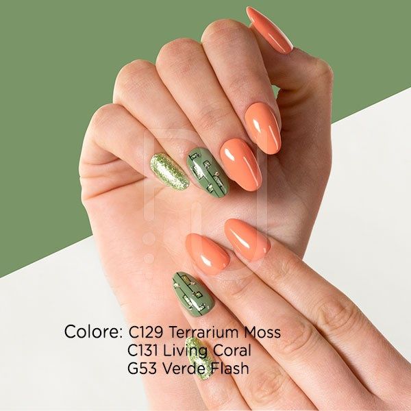 Gel Color C131 Living Coral - Gel color coral claro - detalle 1