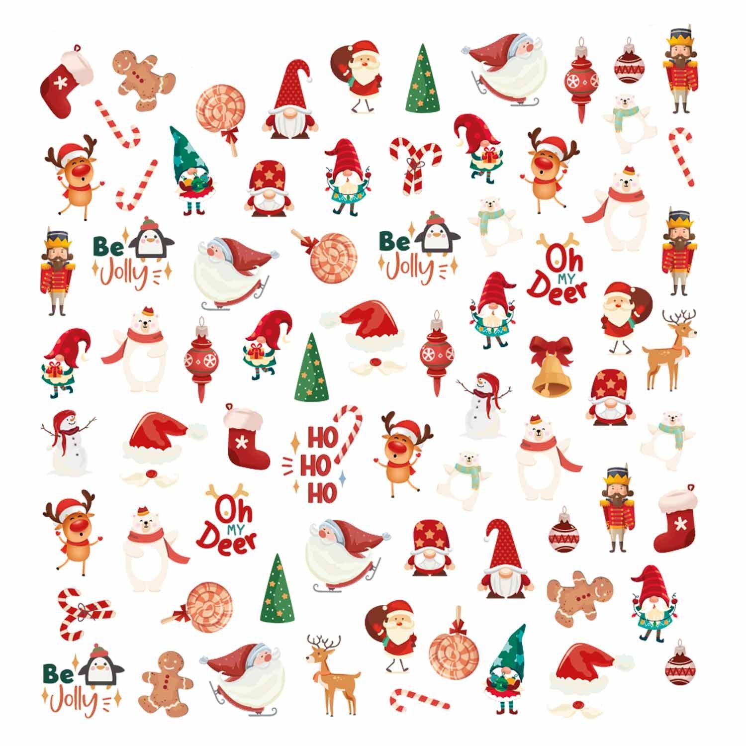 Oh my Deer - Nail Stickers detail