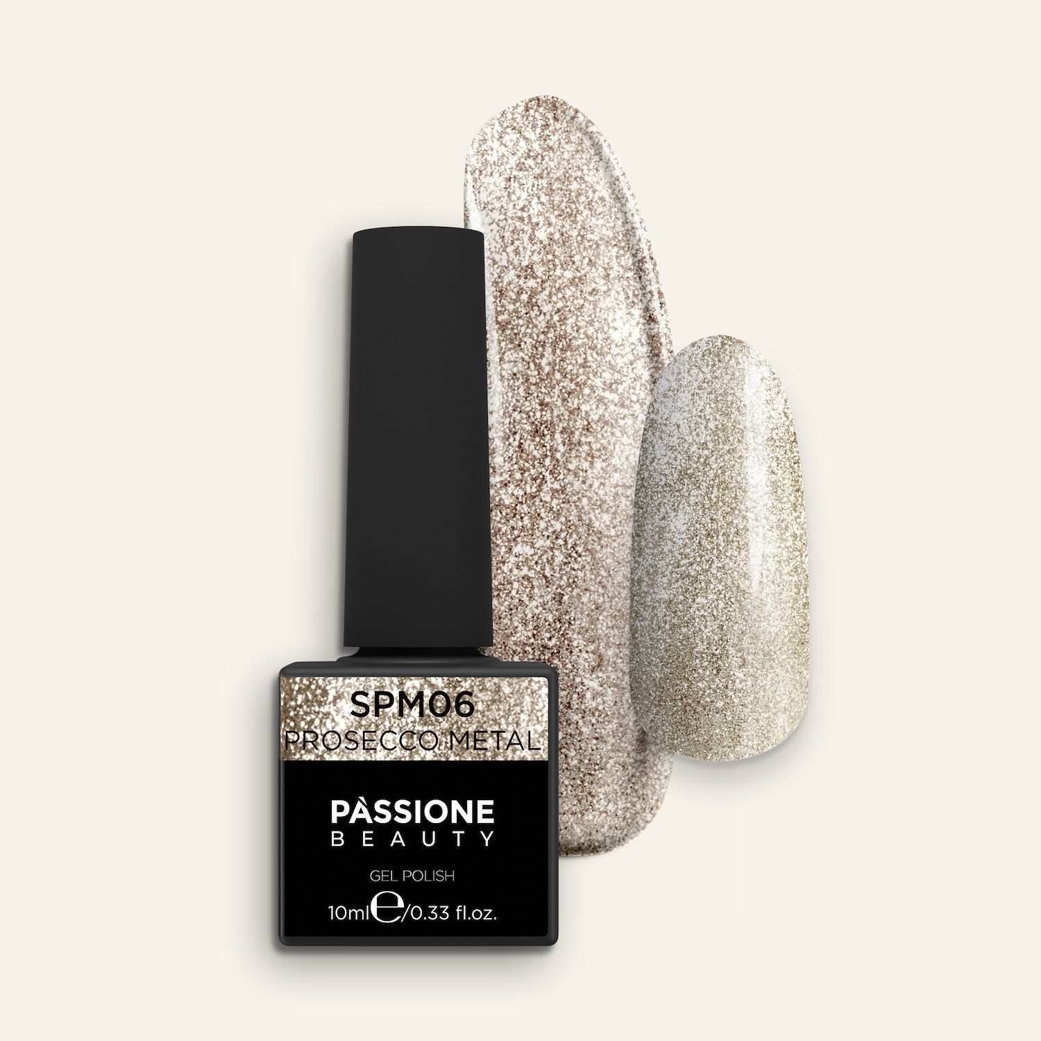 Vernis semi-permanent VSM06 Prosecco Metal