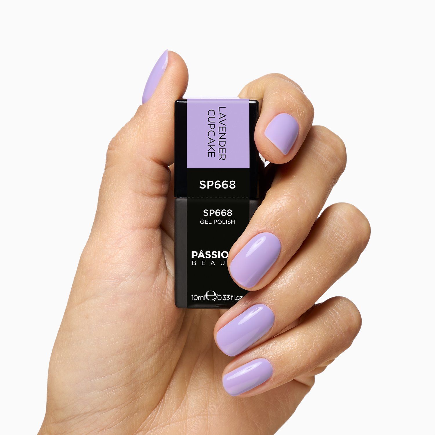 Gel Nail Polish SP668 Lavender Cupcake detail