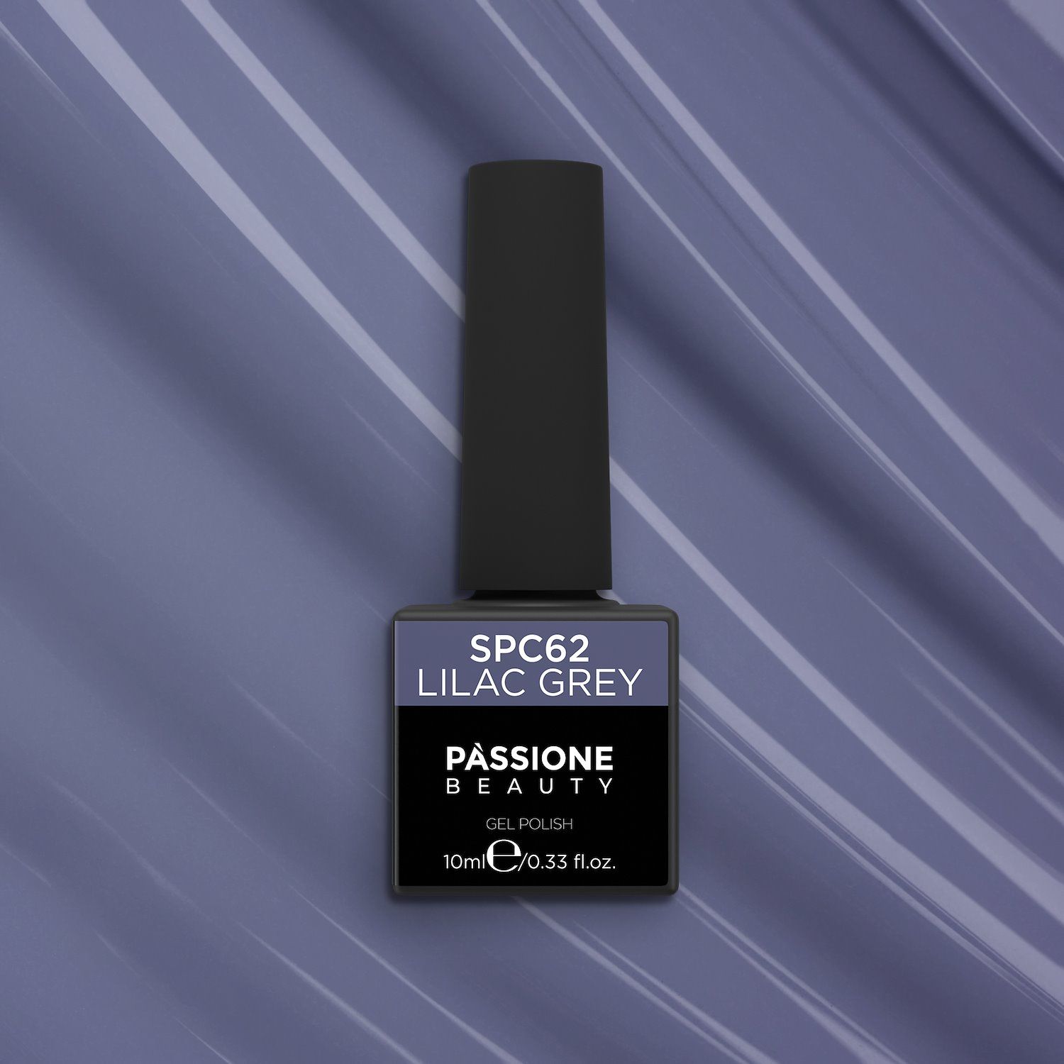 UV Nagellack SNC62 Lilac Grey - UV Nagellack in Schiefergrau - Detail 2