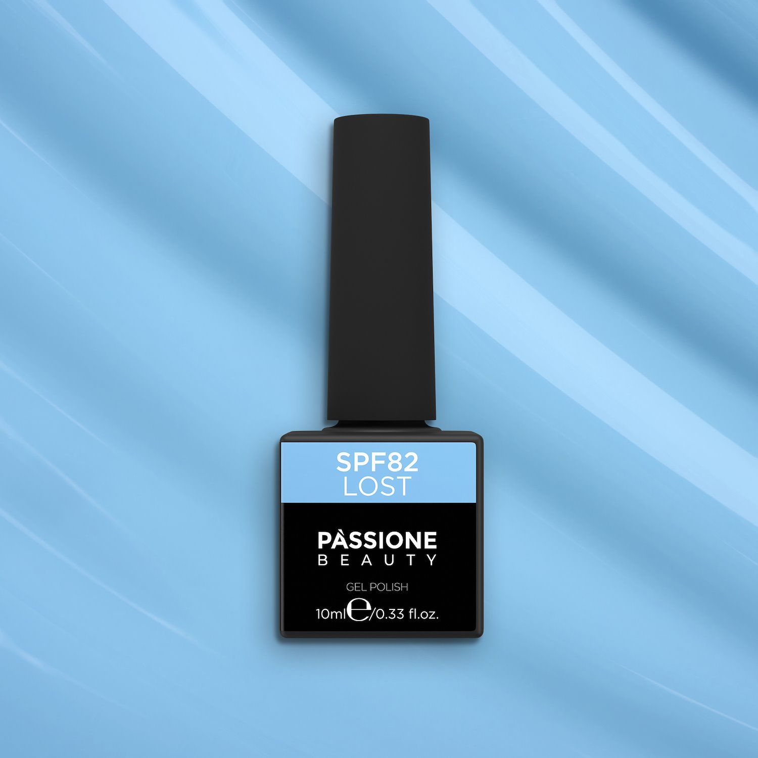 UV Nagellack SNF82 Lost - UV Nagellack in intensivem Hellblau - Detail 1