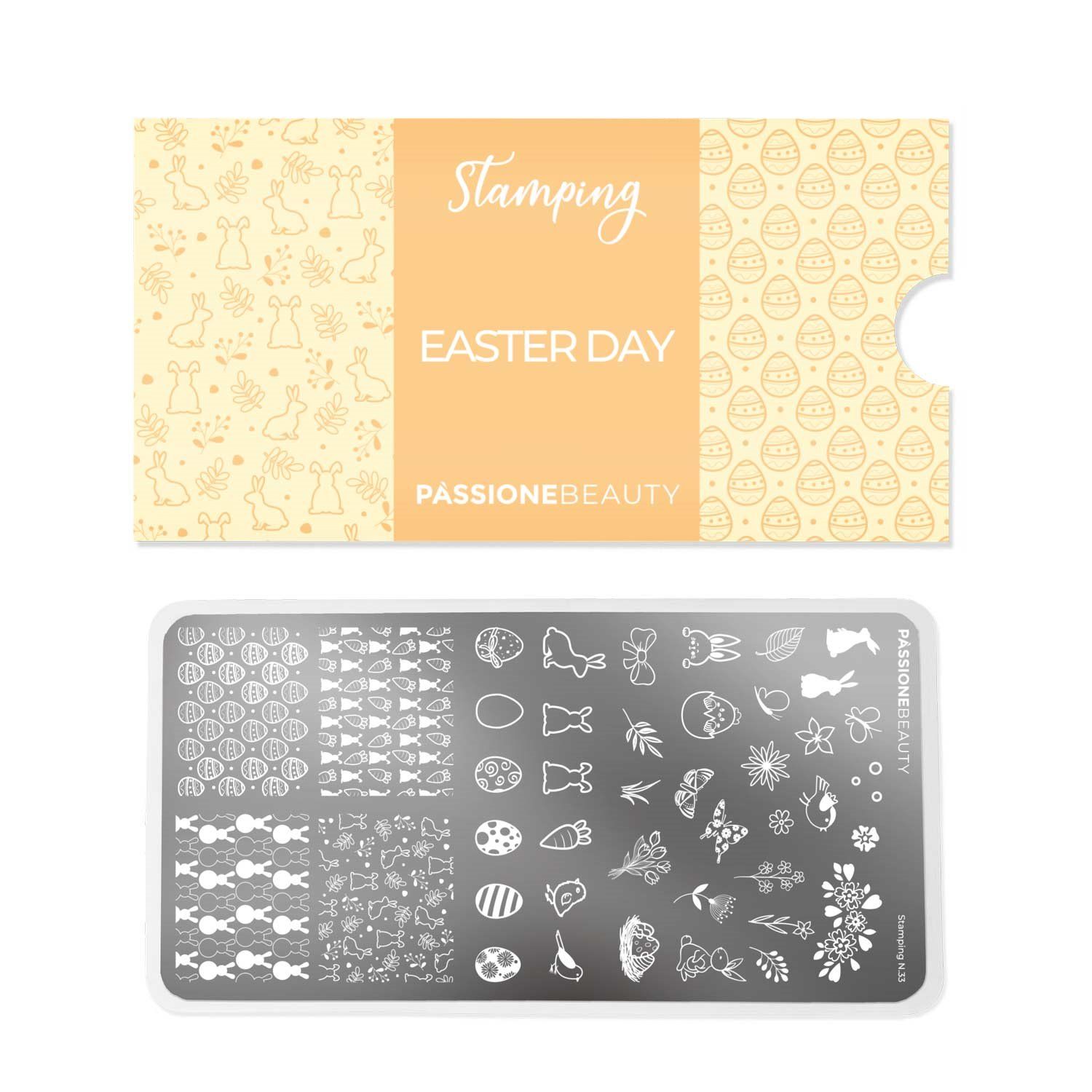Easter Day – Stamping Plate detail