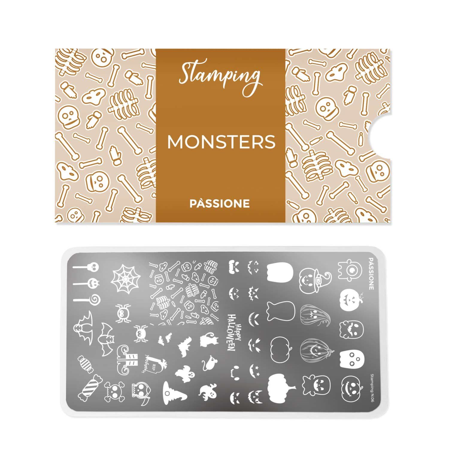 Monsters - Stamping Plate detail