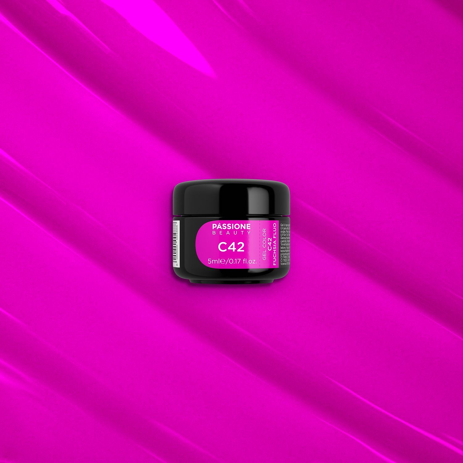 Gel Color C42 Fuchsia Fluo - Gel colorato ciclamino acceso - dettaglio 2