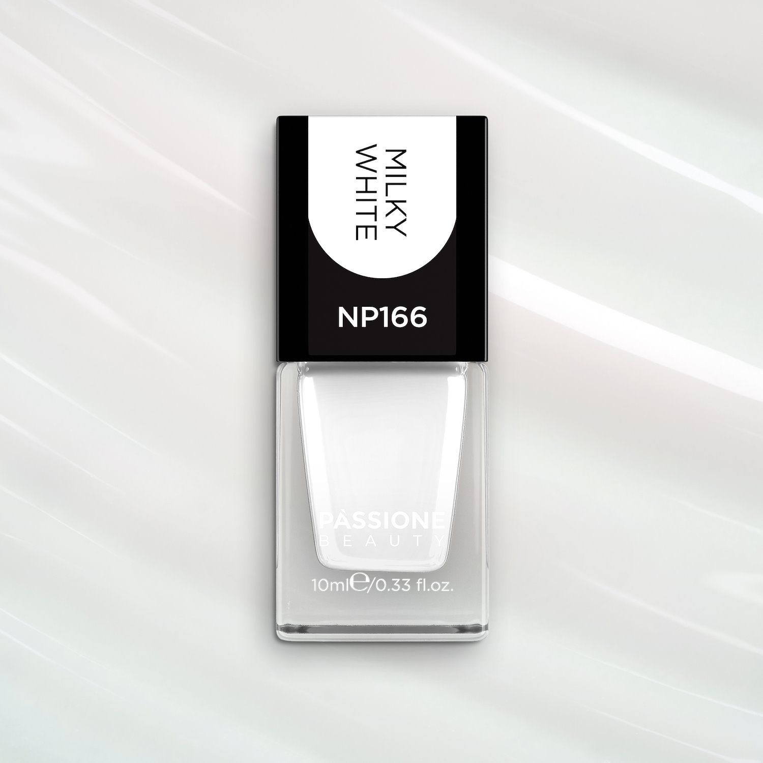 Esmalte NP166 Milky White - Esmalte color blanco lechoso - detalle 3