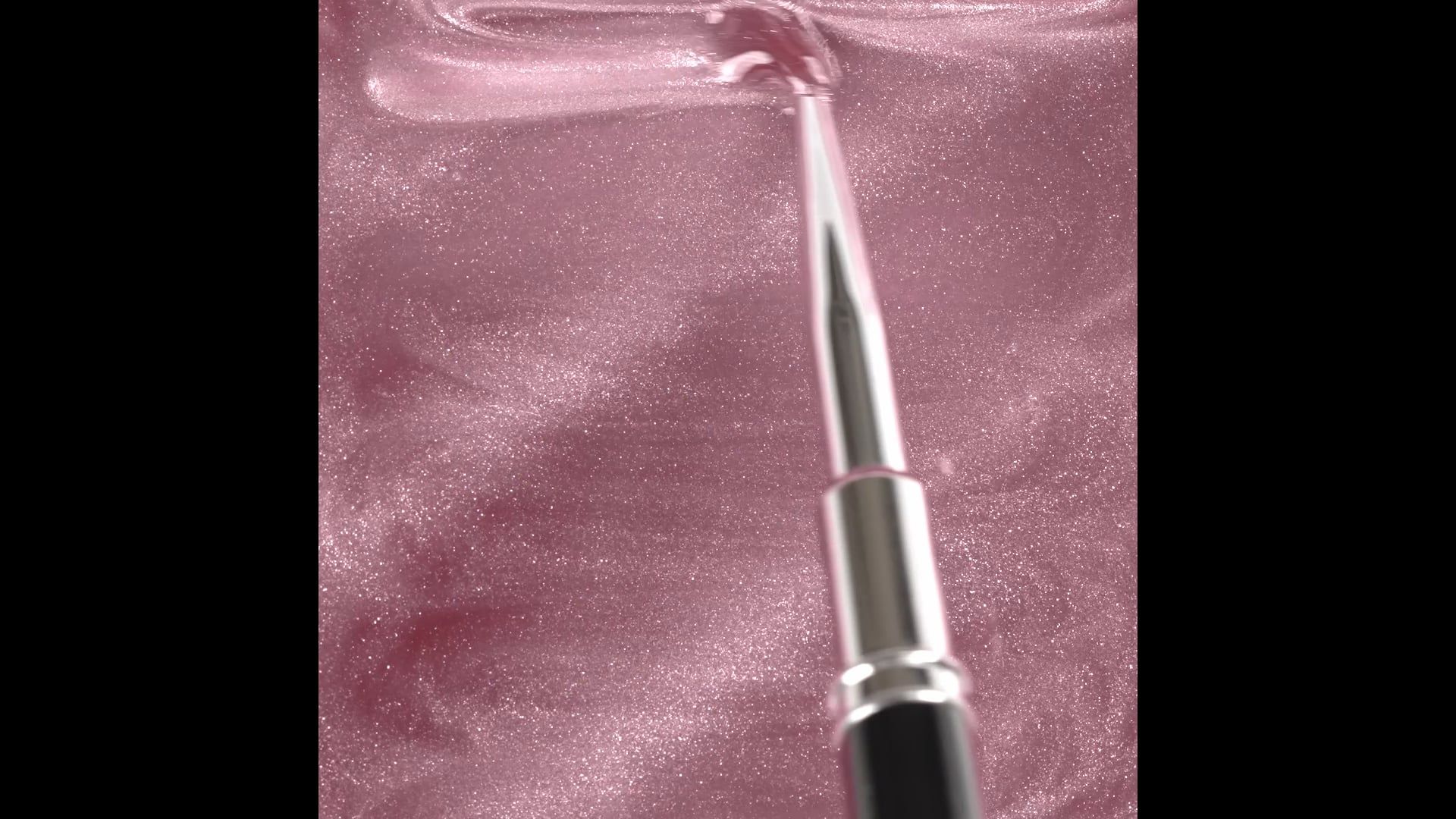 Application of Gel Nail Polish SP224 Soft Pink Cat Eye