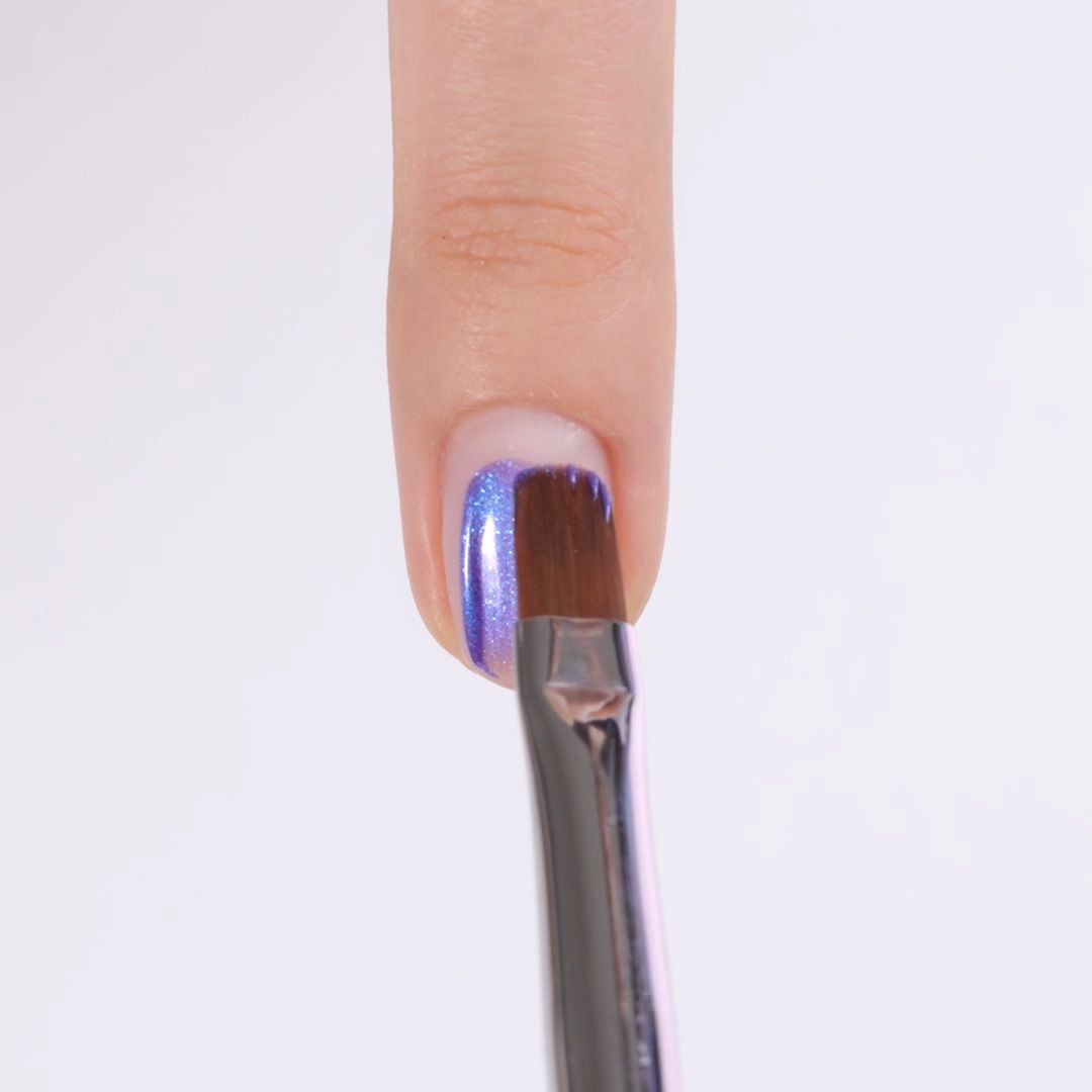 Anwendung von Farbgel C156 Seashell