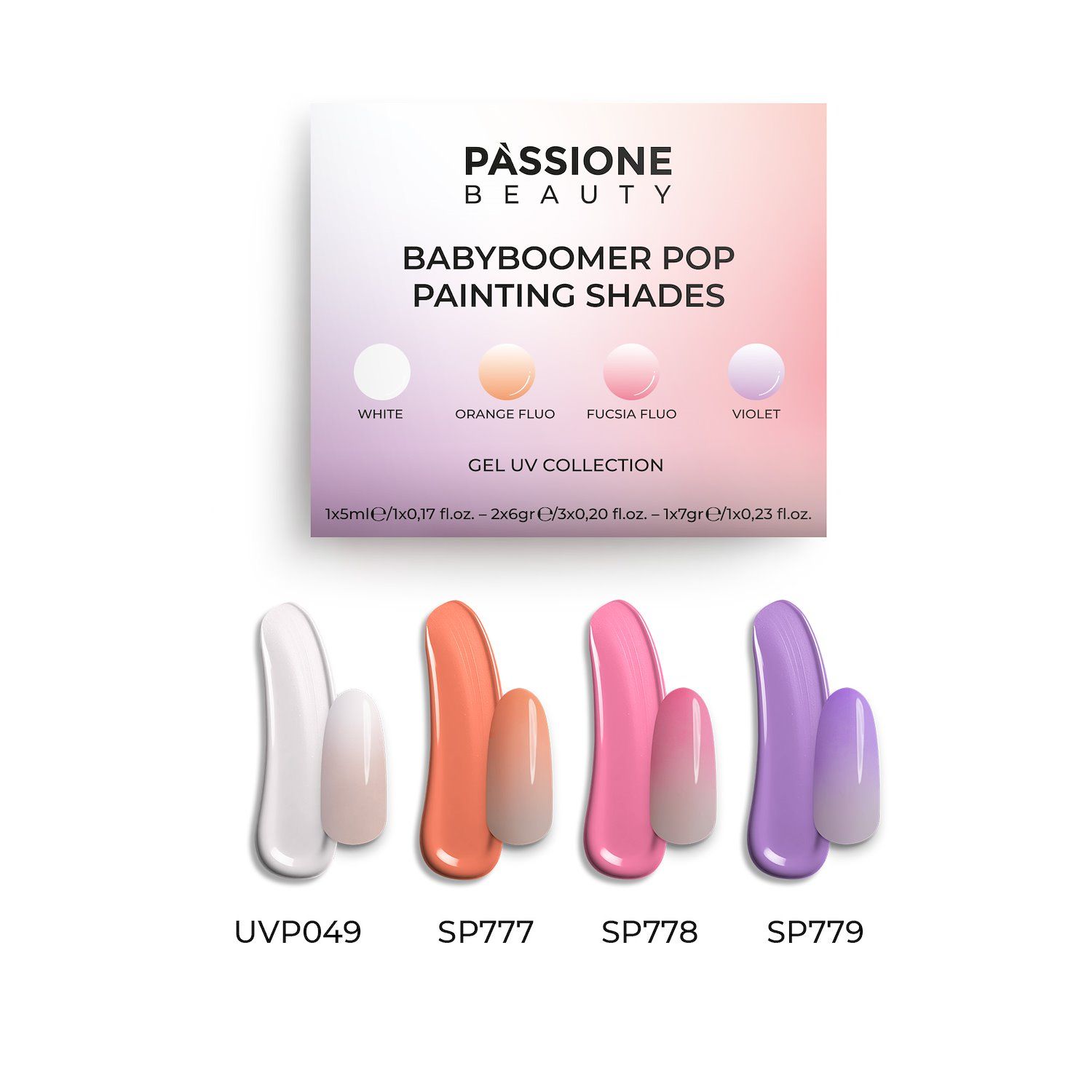 Babyboomer Pop Painting Shades - Kit di babyboomer painting gel