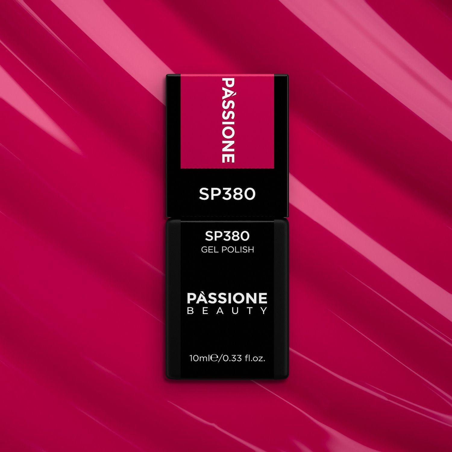 Vernis semi-permanent SP380 Passione - Vernis semi-permanent rouge-magenta - détail 1
