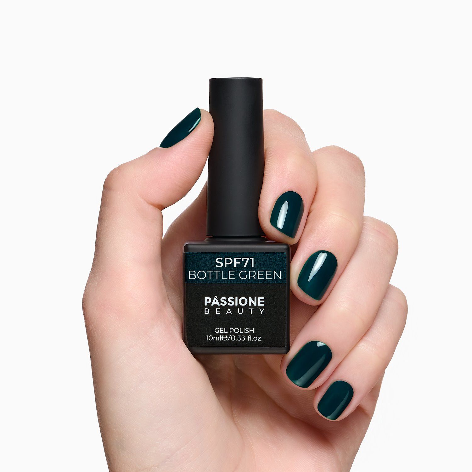 Gel Nail Polish GPF71 Bottle Green  detail