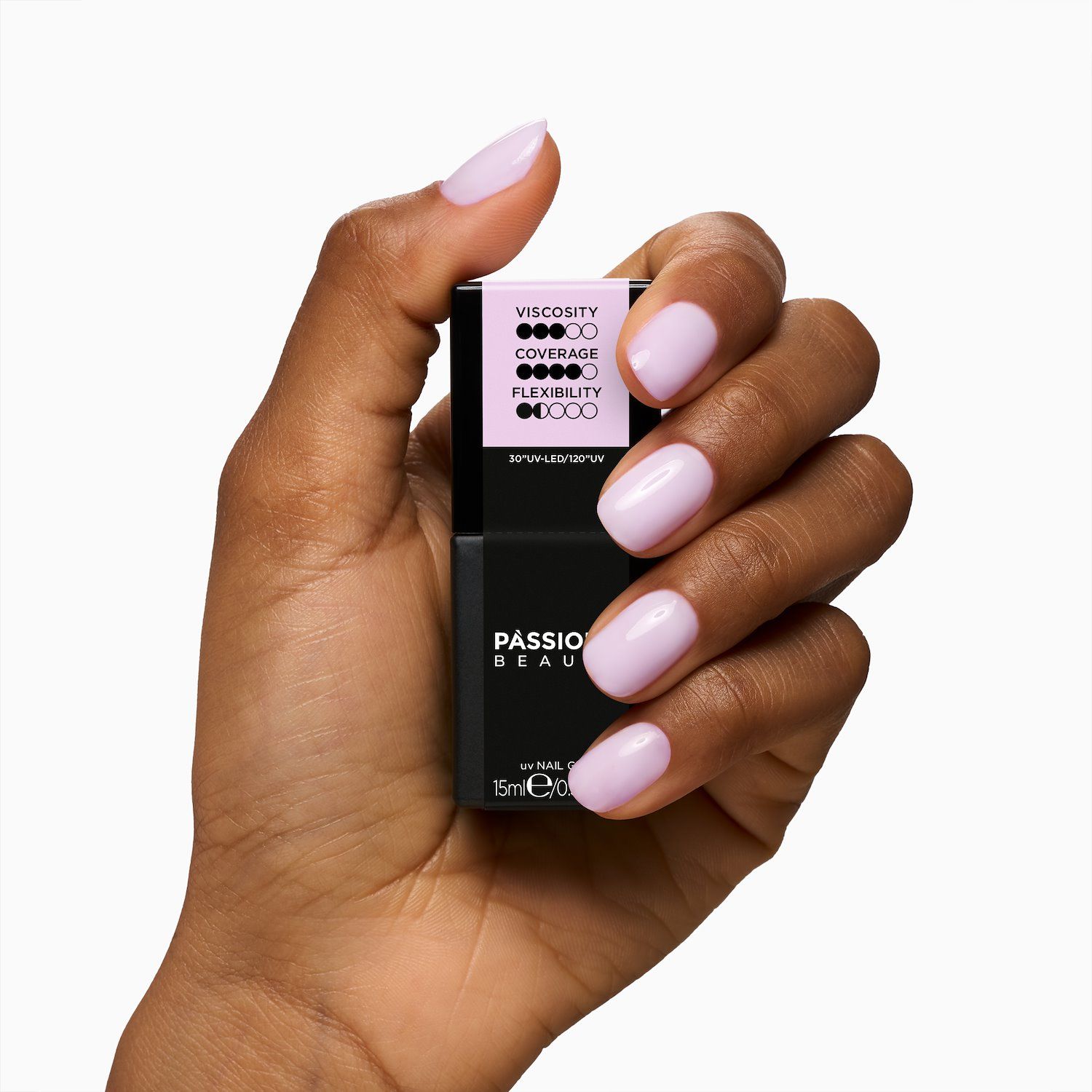 Master Fiber Base Lilac 15 ml - Base Semi-permanente Lilas - détail 2
