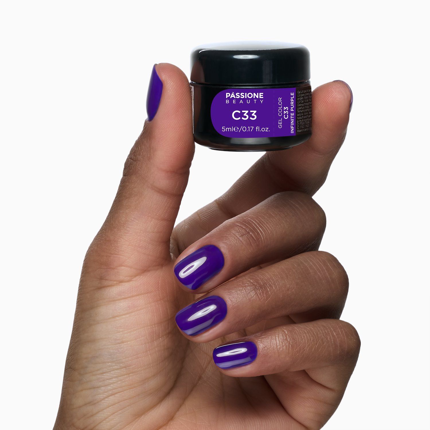 Gel Color C33 Infinite Purple - Gel colorato viola ametista - dettaglio 2