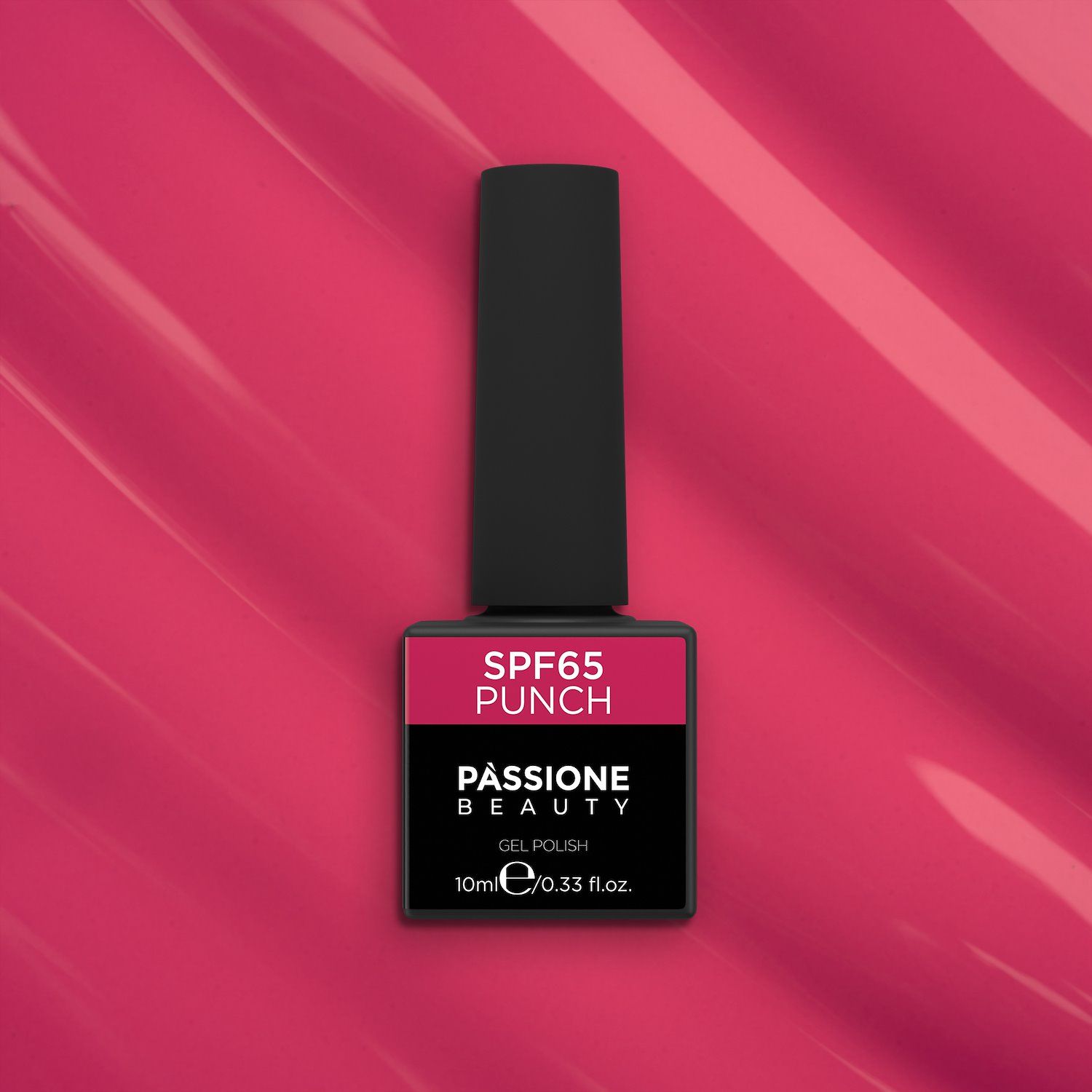 Vernis semi-permanent VSF65 Punch - Vernis semi-permanent rose corail foncé - détail 2