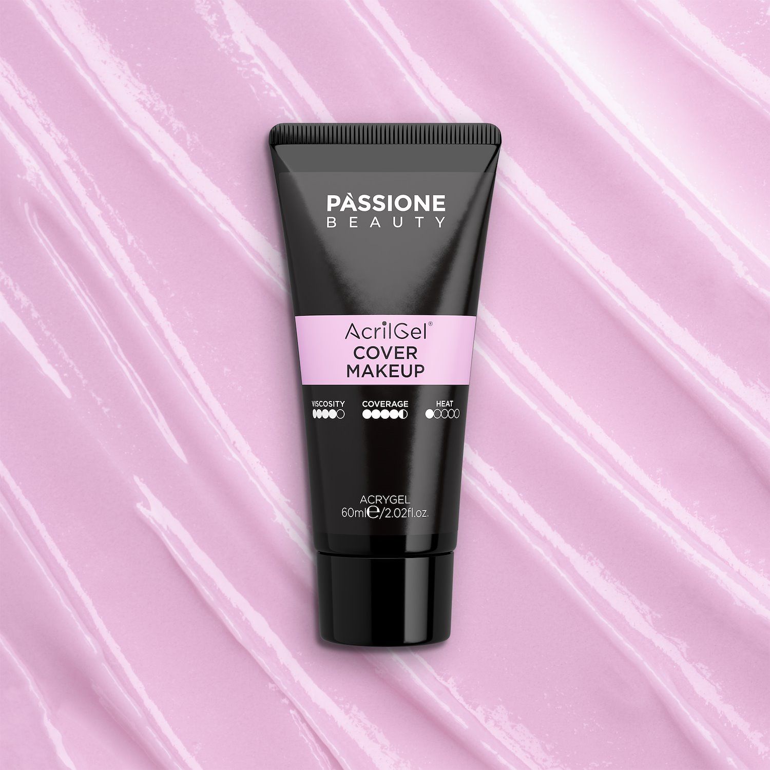 AcrilGel® Cover Makeup 60 ml - Gel acrílico rosa frío cubriente - detalle 2