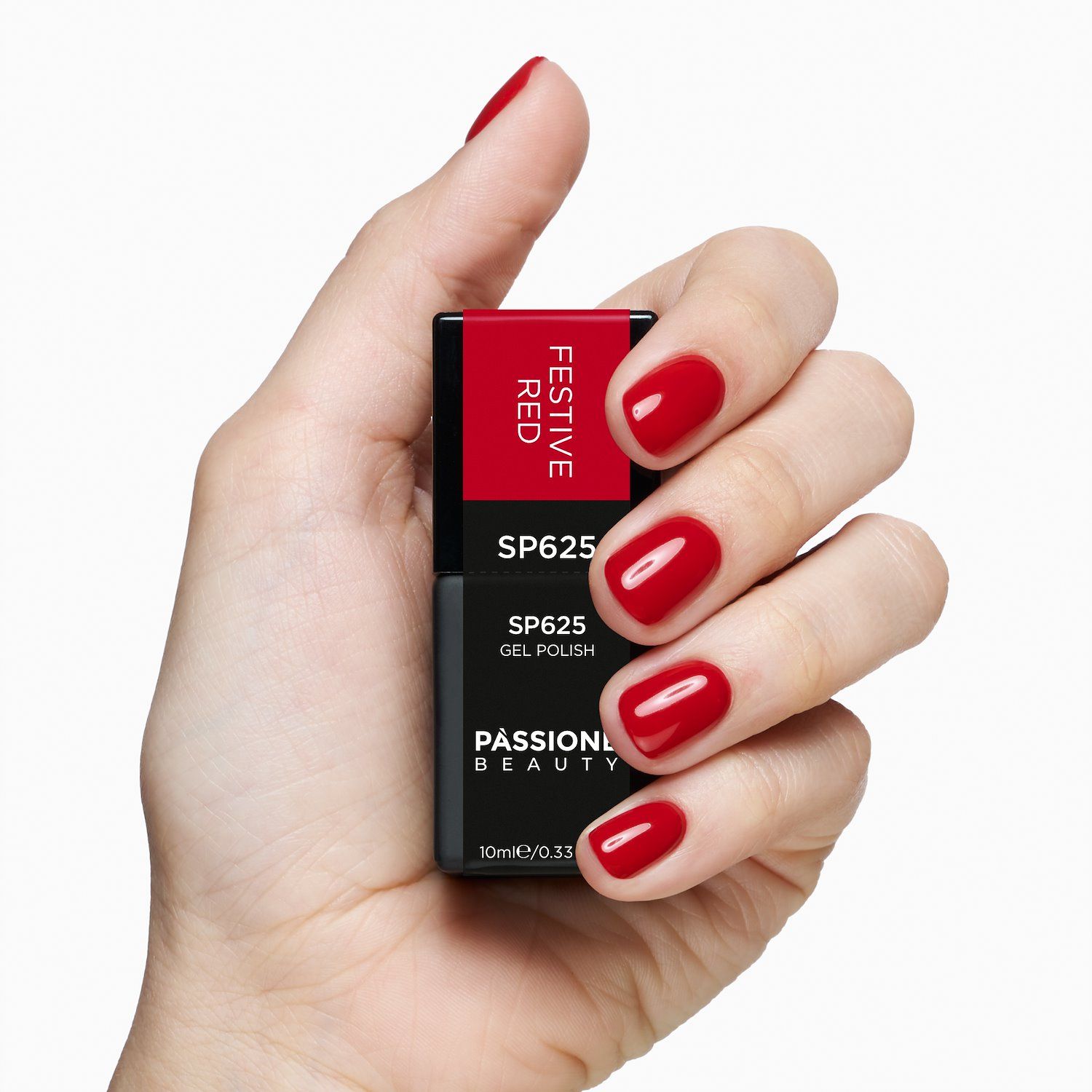 Gel Nail Polish SP625 Festive Red detail