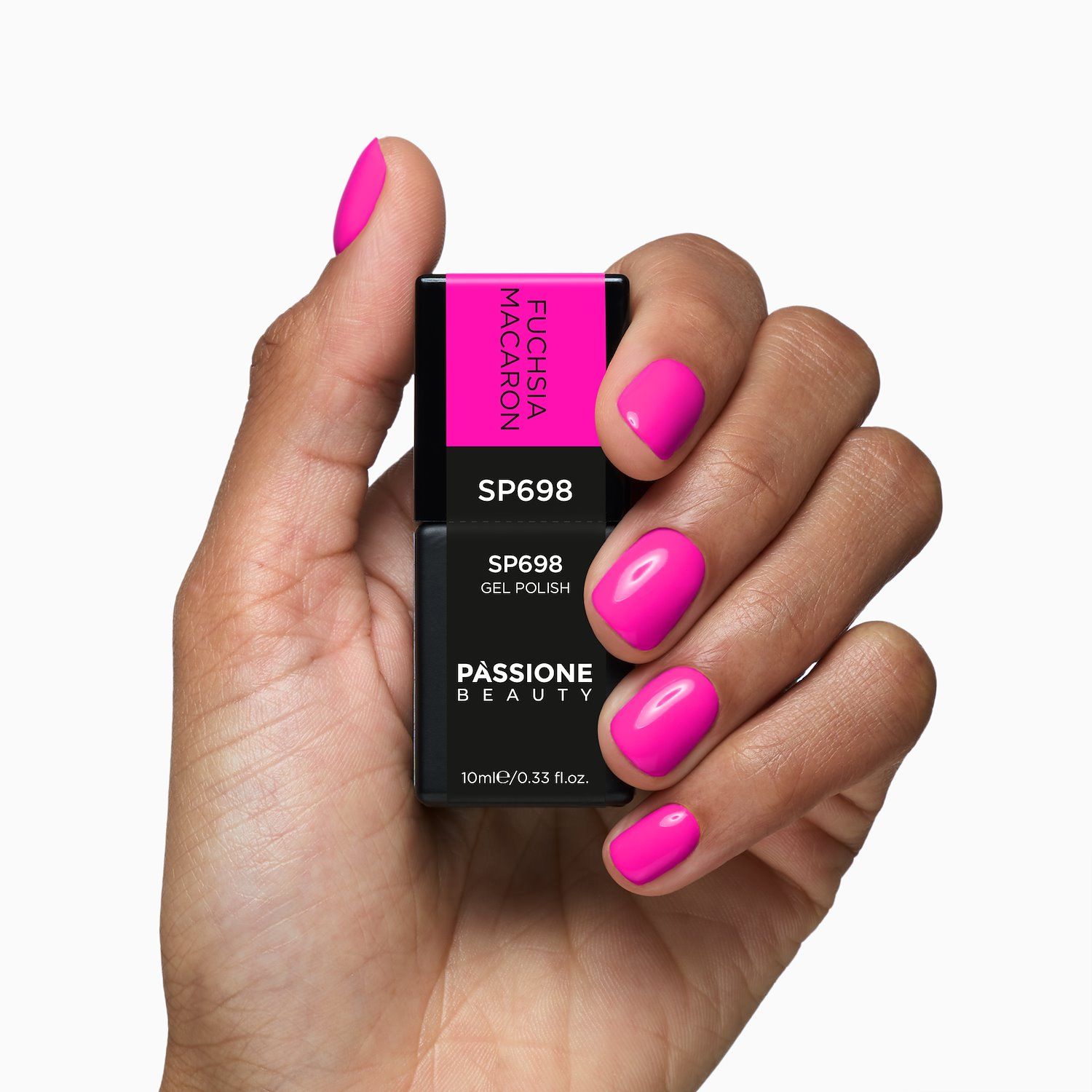 UV Nagellack SP698 Fuchsia Macaron Detail