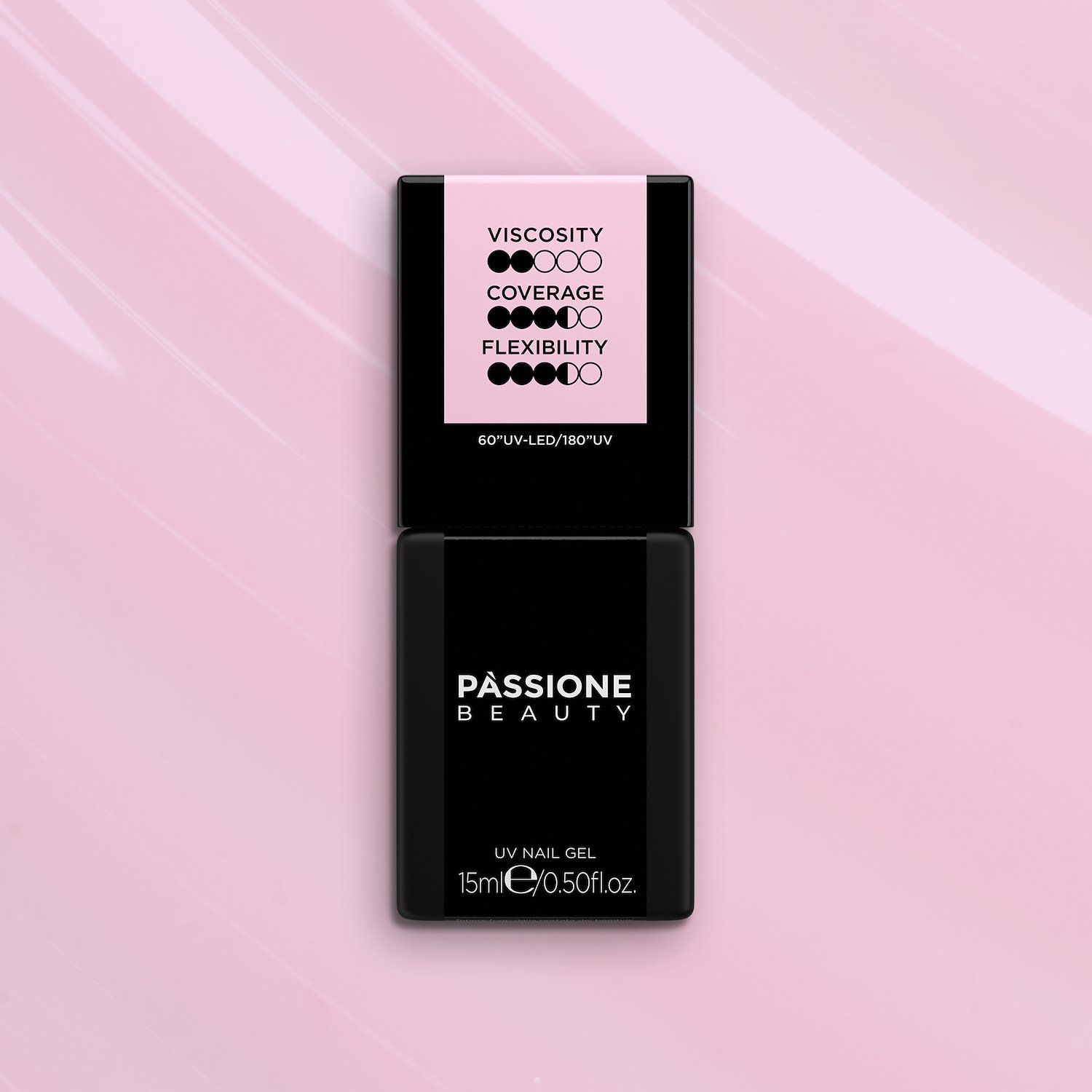 HD Base Bloomrose 15 ml - Base Rubber Semipermanente Rosa claro - detalle 2