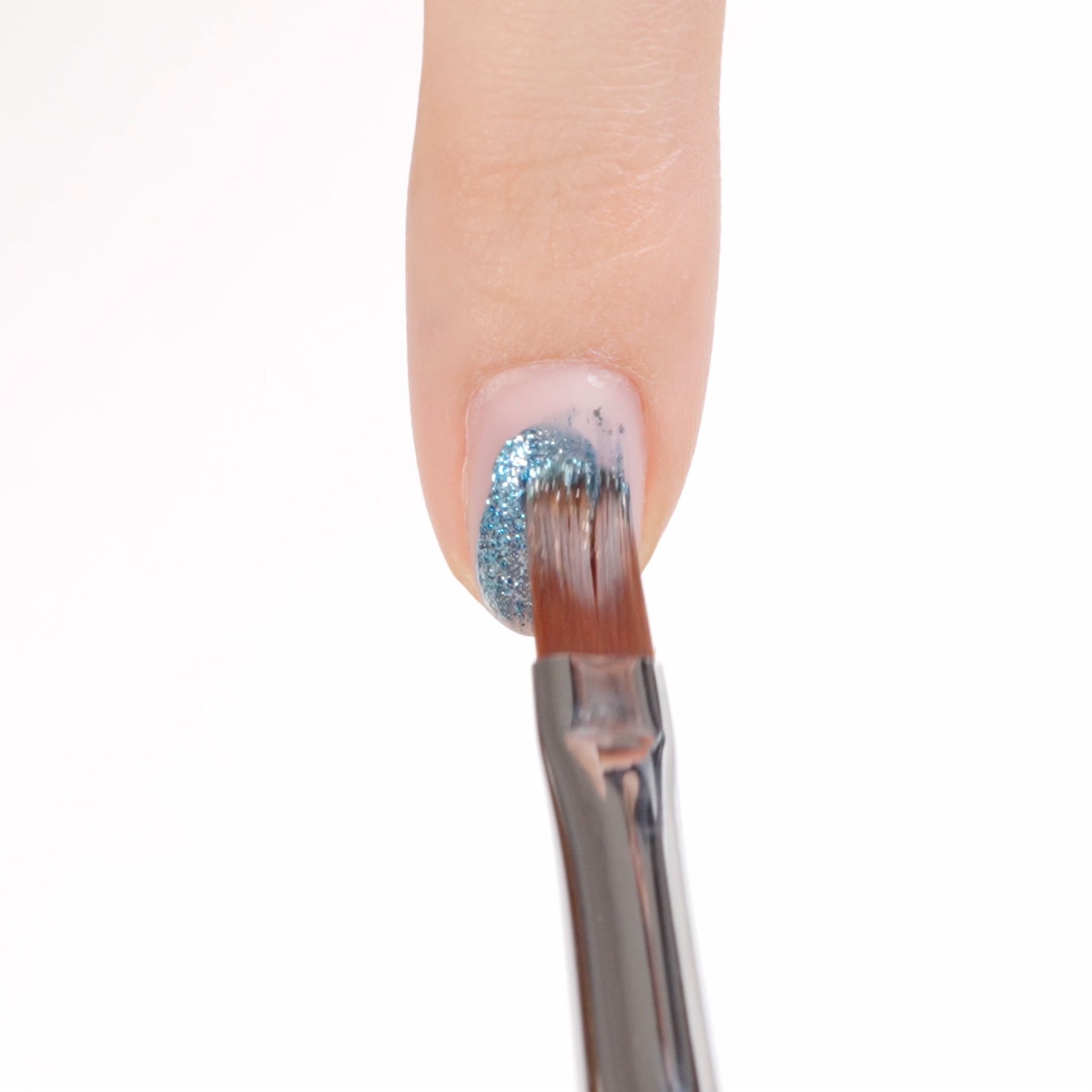 Application de Gel Glitter G59 Ocean Flash