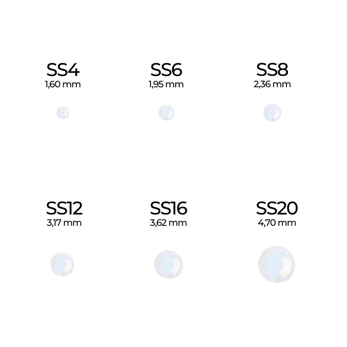 White Opal Strass SS16 detalle